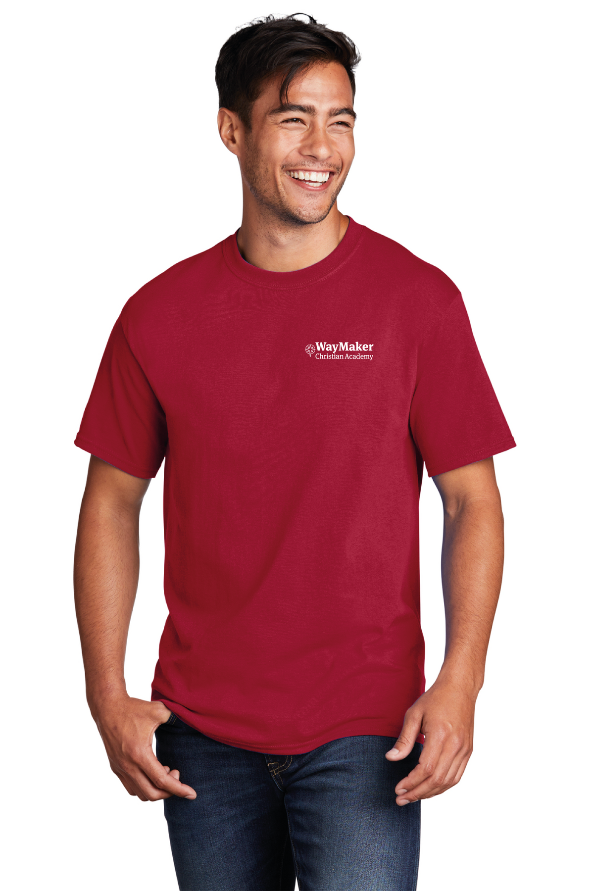 Port &amp; Company - Port &amp; Co Core Cotton Tee. PC54 - WayMaker - School Store - Transfer Screen Print - #28457