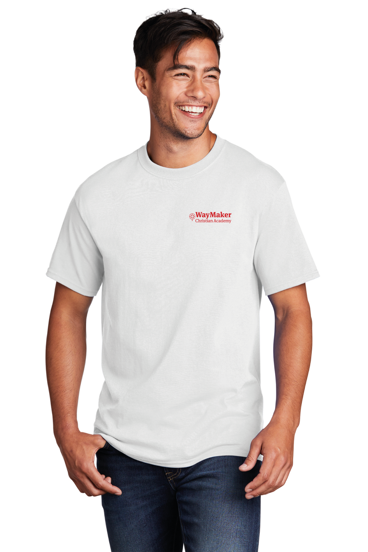 Port &amp; Company - Port &amp; Co Core Cotton Tee. PC54 - WayMaker - School Store - Transfer Screen Print - #28457