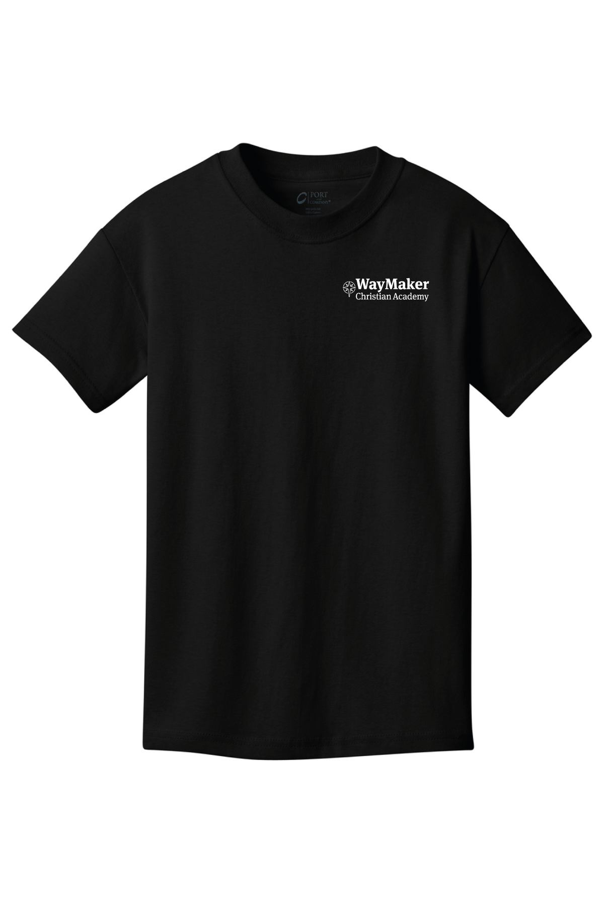 Port &amp; Company - Port &amp; Co Youth Core Cotton Tee. PC54Y- WayMaker - School Store - Transfer Screen Print - #28457