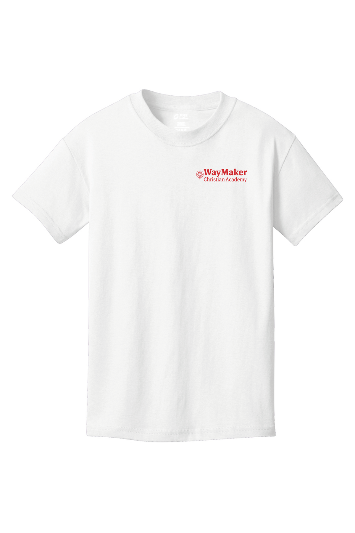 Port &amp; Company - Port &amp; Co Youth Core Cotton Tee. PC54Y- WayMaker - School Store - Transfer Screen Print - #28457