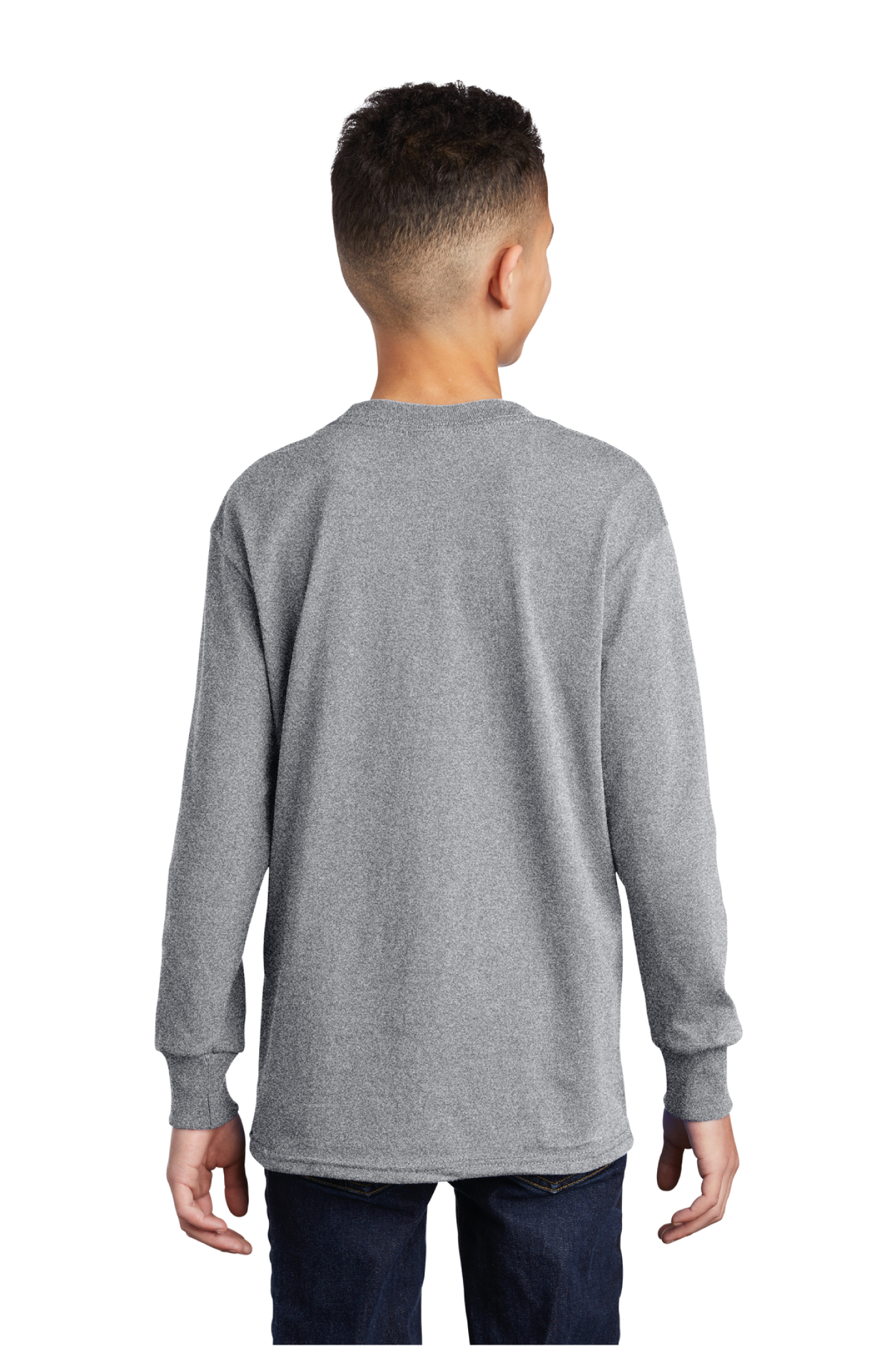 Port &amp; Company - Port &amp; Co Youth Long Sleeve Core Cotton Tee. PC54YLS - WayMaker - School Store - Transfer Screen Print - #28457
