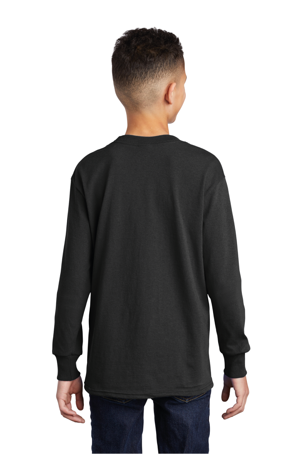 Port &amp; Company - Port &amp; Co Youth Long Sleeve Core Cotton Tee. PC54YLS - WayMaker - School Store - Transfer Screen Print - #28457
