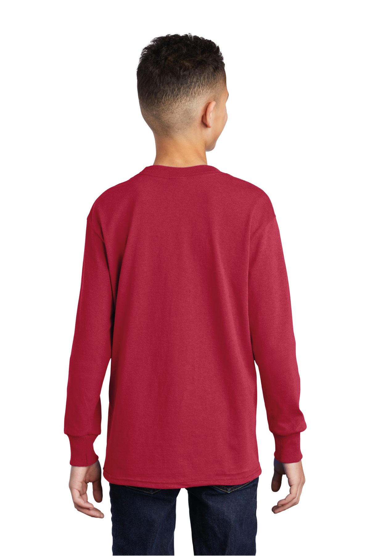 Port &amp; Company - Port &amp; Co Youth Long Sleeve Core Cotton Tee. PC54YLS - WayMaker - School Store - Transfer Screen Print - #28457