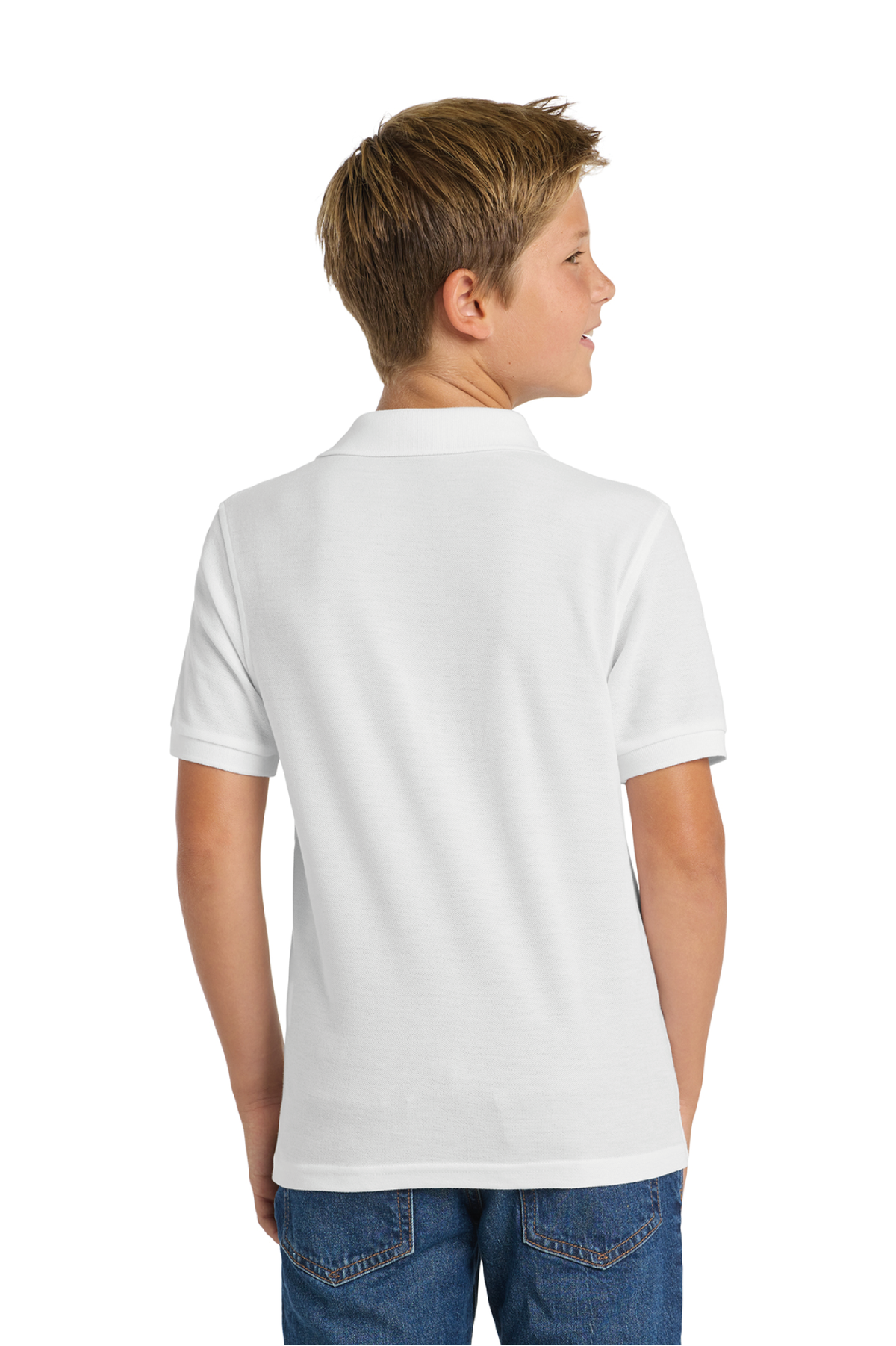Port Authority - Port Authority Youth Silk Touch Polo. Y500 - WayMaker - School Store - Transfer Screen Print - #28457