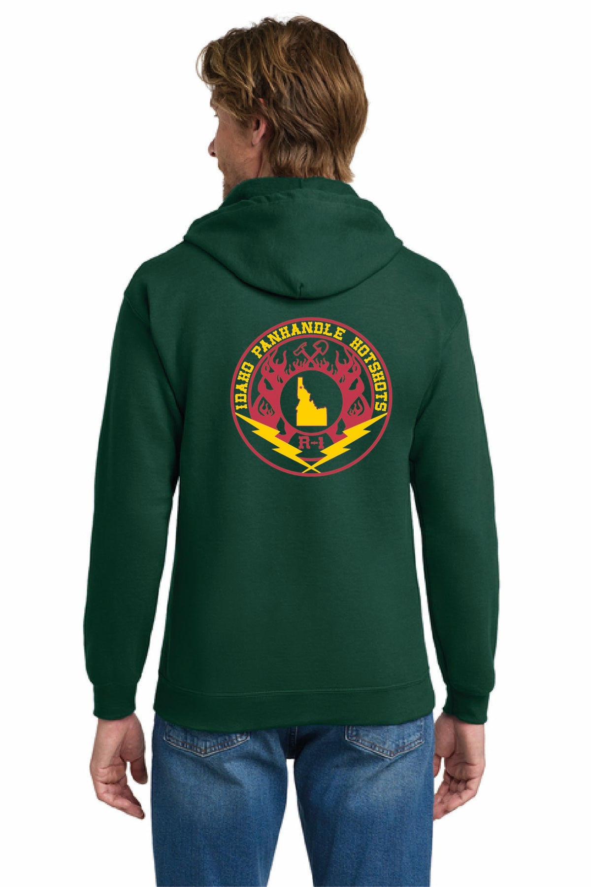 18600 - Unisex Heavy Blend™ Full-Zip Hooded Sweatshirt - USFS Idaho Panhandle Hotshots - Logowear Store - Screen Print - #29118