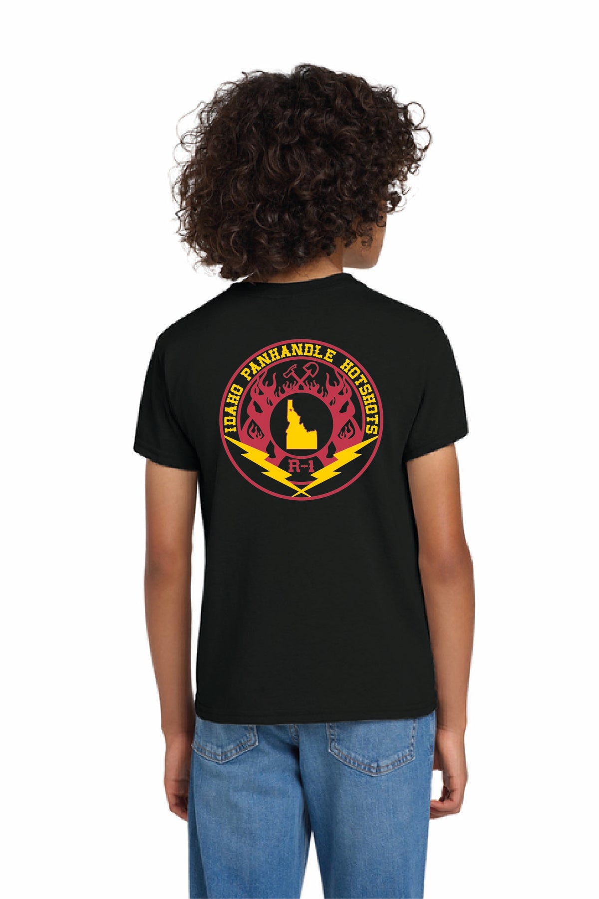 8000B - Gildan Youth DryBlend 50 Cotton/50 Poly T-Shirt - USFS Idaho Panhandle Hotshots - Logowear Store - Screen Print - #29118