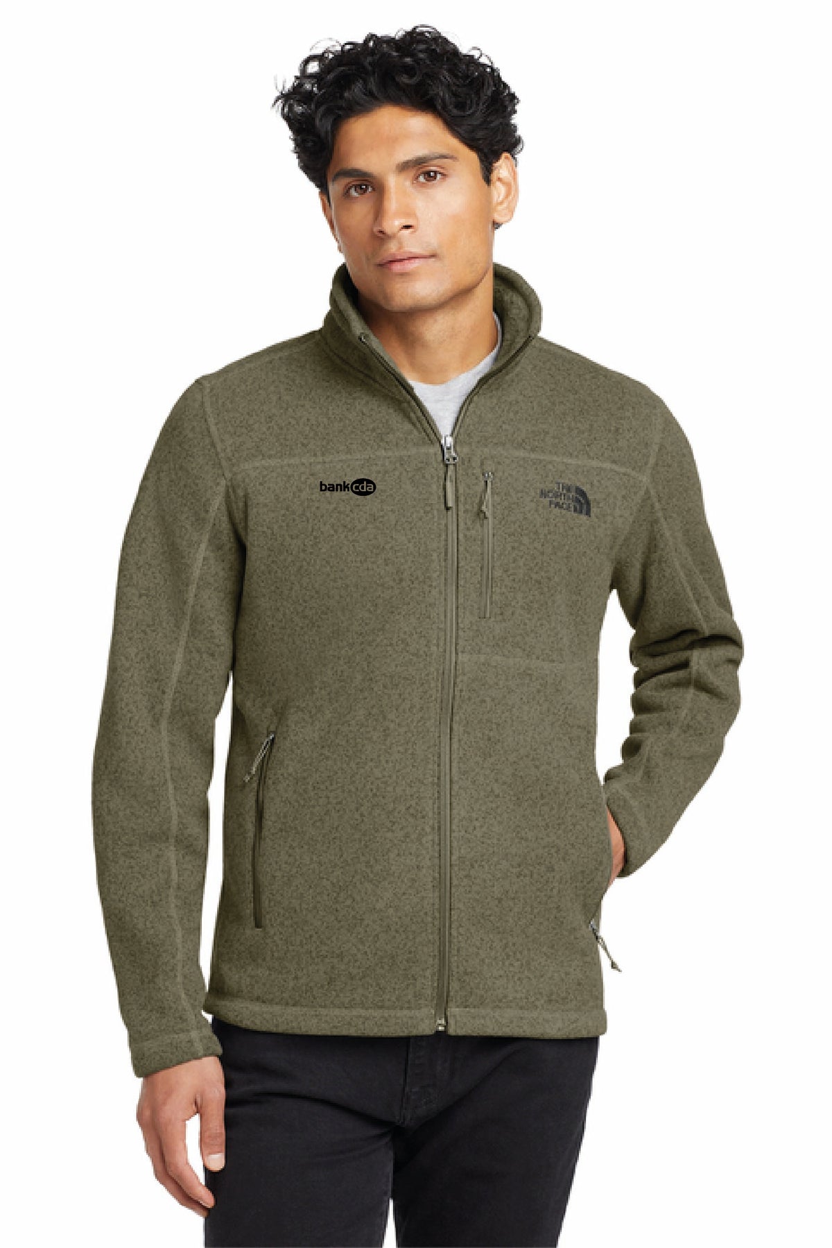 NF0A3LH7 - The North Face Sweater Fleece Jacket - BankCDA - Logowear Store - Embroidery - #29162