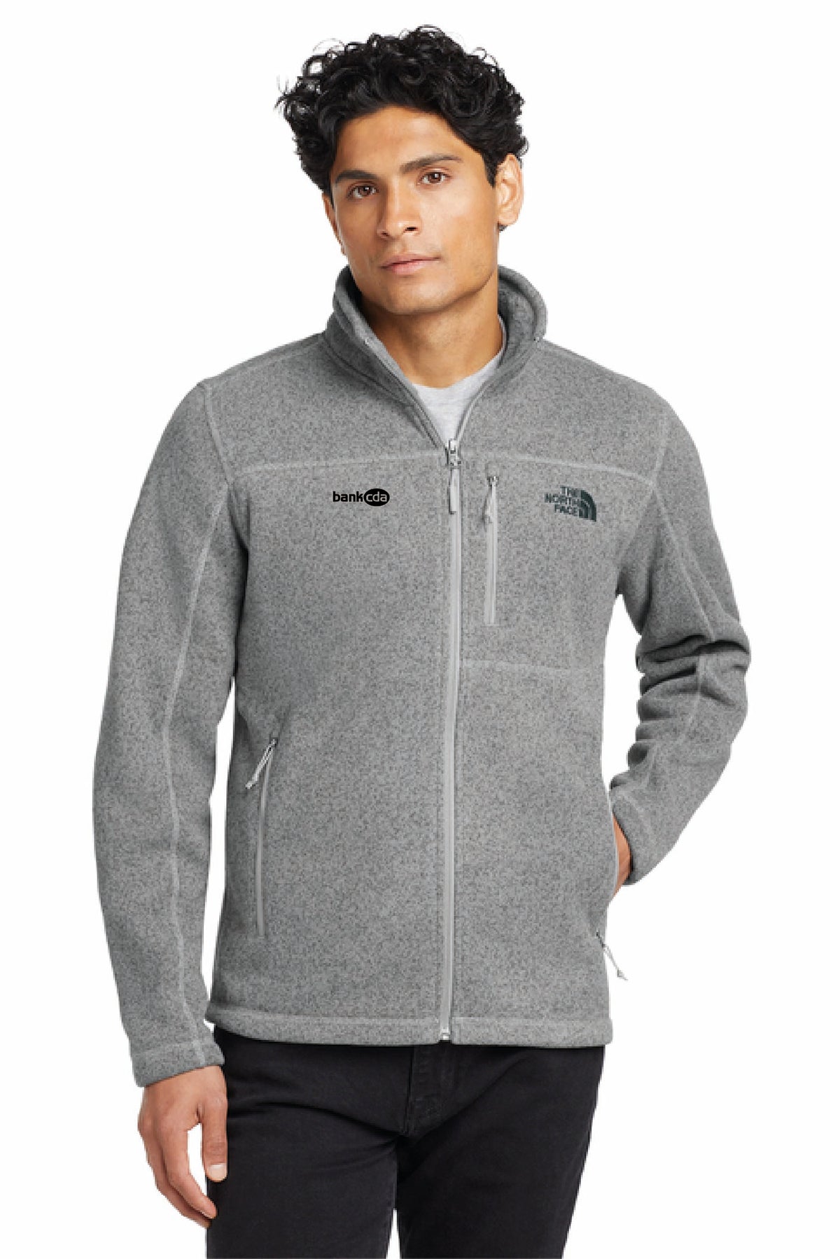 NF0A3LH7 - The North Face Sweater Fleece Jacket - BankCDA - Logowear Store - Embroidery - #29162