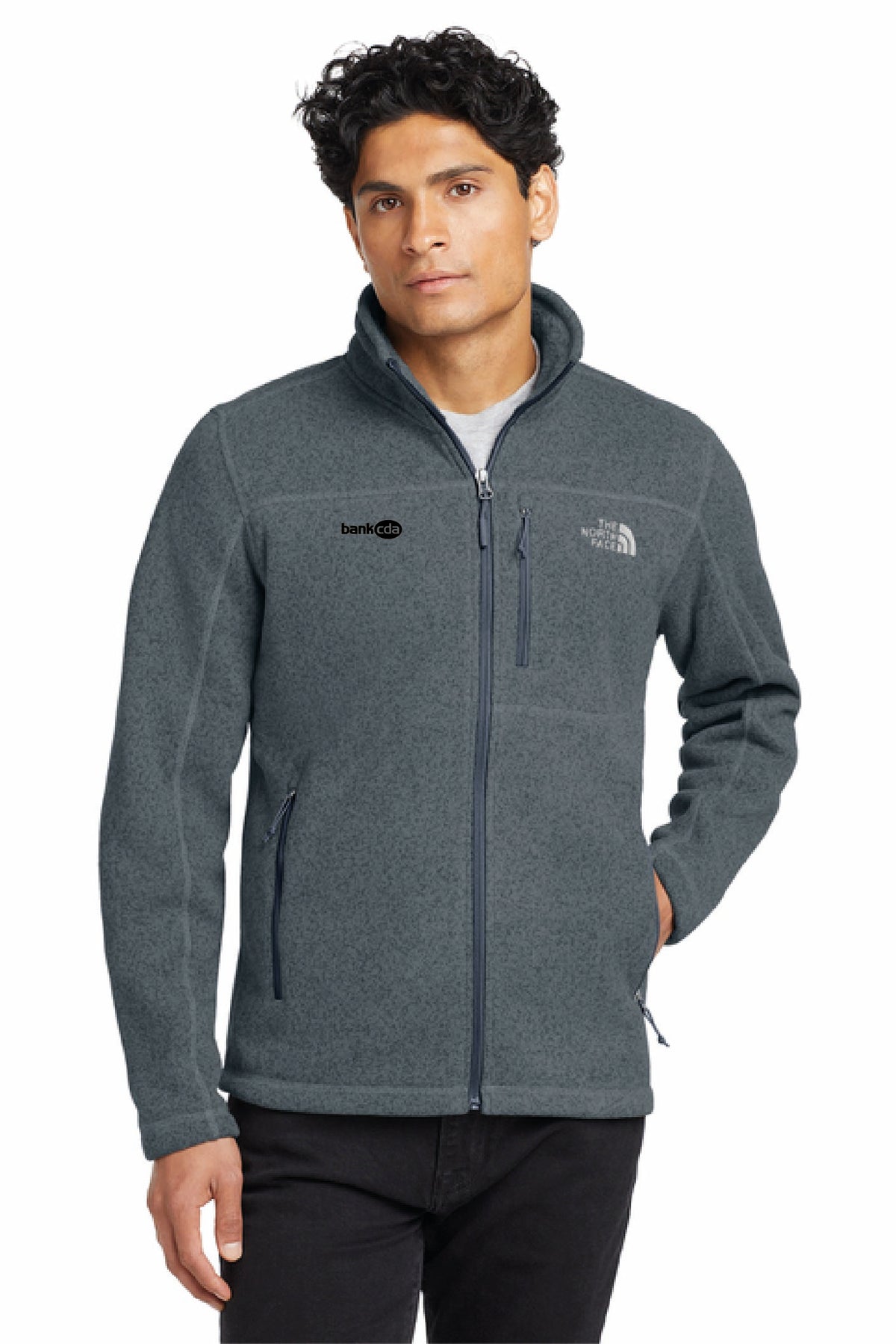 NF0A3LH7 - The North Face Sweater Fleece Jacket - BankCDA - Logowear Store - Embroidery - #29162