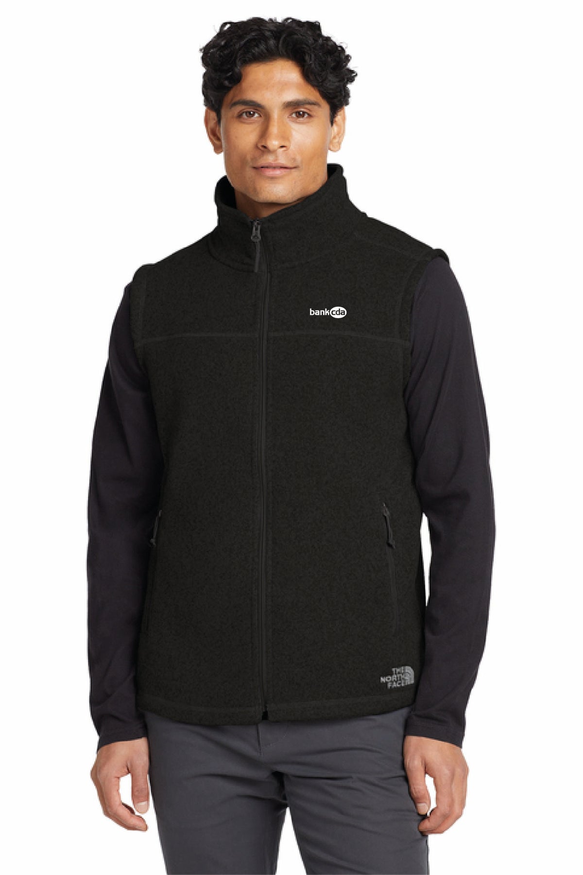 NF0A47FA - The North Face Sweater Fleece Vest - BankCDA - Logowear Store - Embroidery - #29162