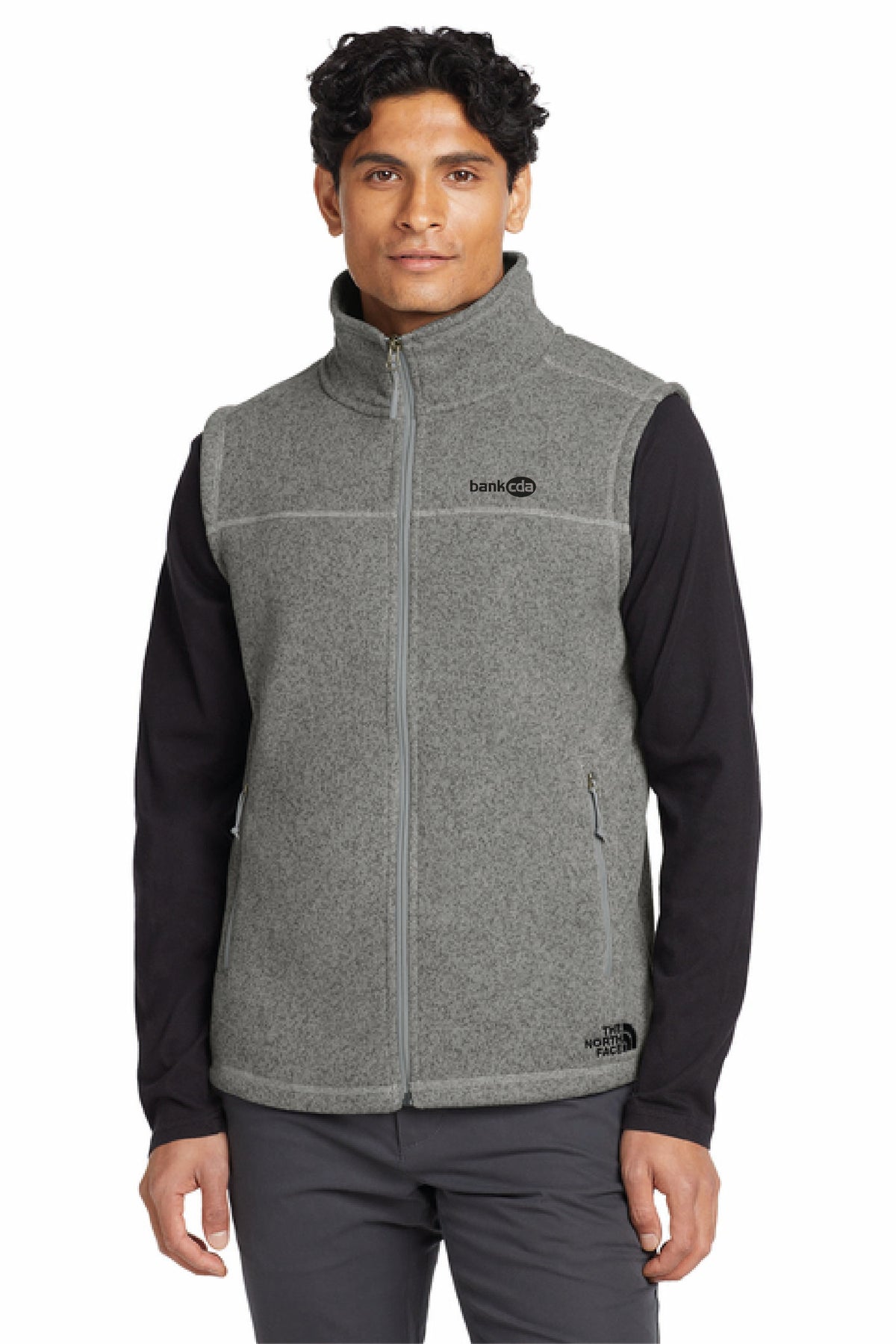 NF0A47FA - The North Face Sweater Fleece Vest - BankCDA - Logowear Store - Embroidery - #29162