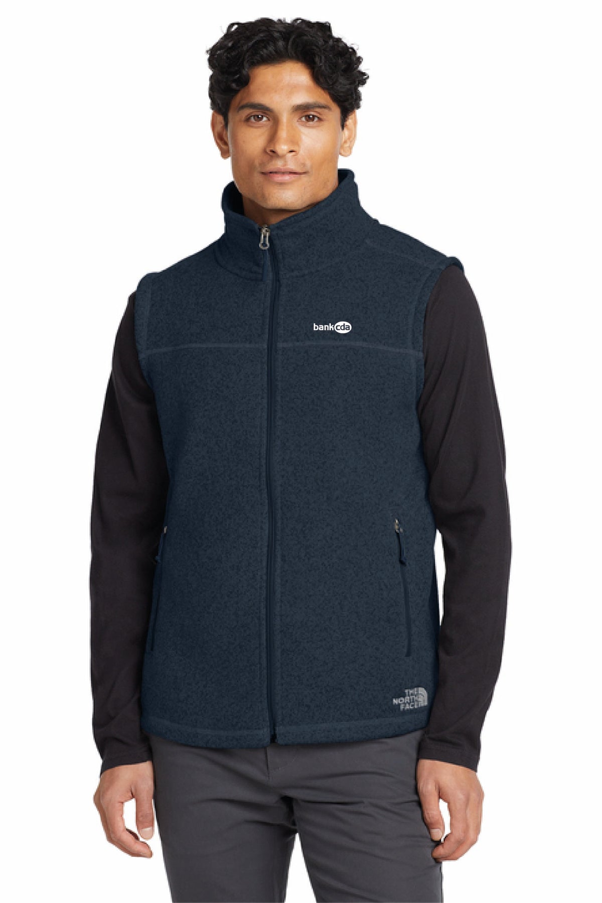 NF0A47FA - The North Face Sweater Fleece Vest - BankCDA - Logowear Store - Embroidery - #29162