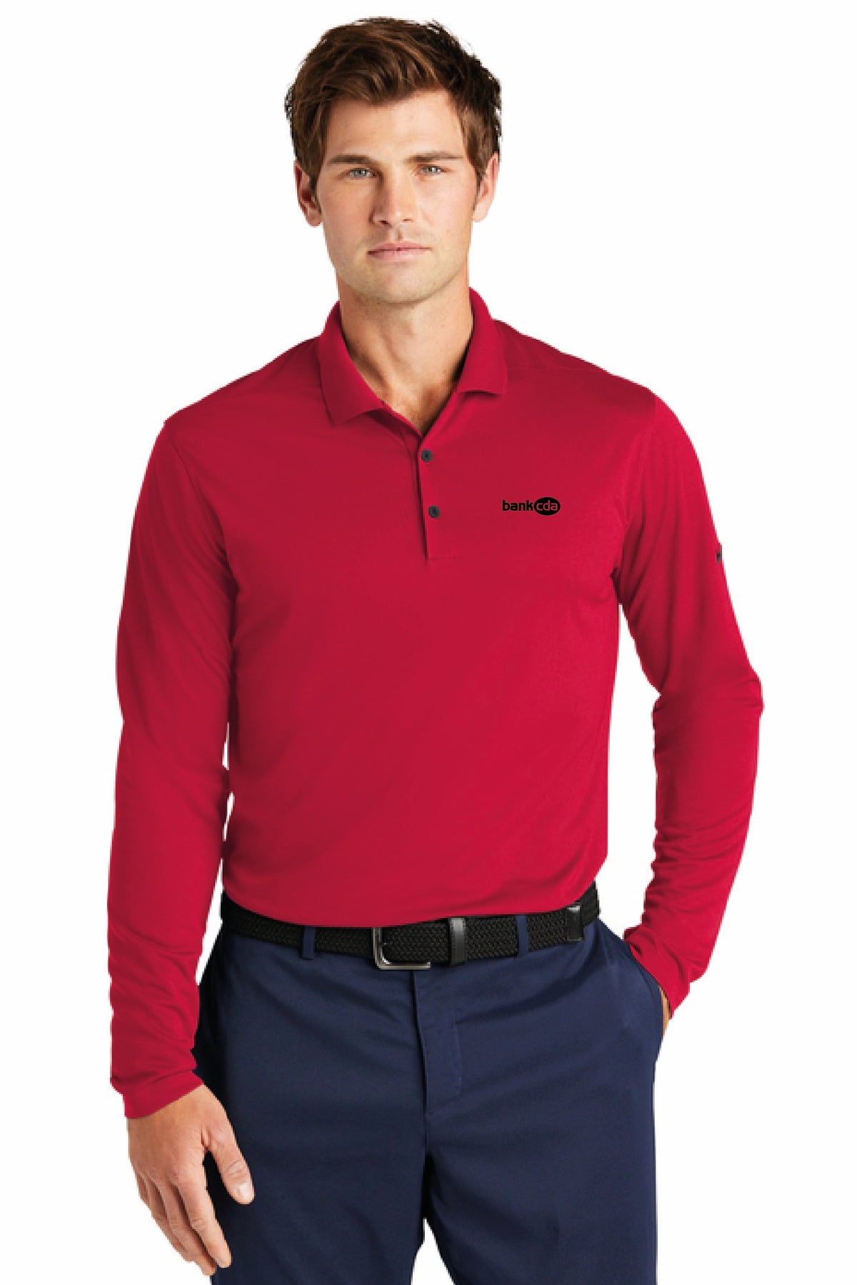 NKDC2104 - Nike Dri-FIT Micro Pique 2.0 Long Sleeve Polo - BankCDA - Logowear Store - Embroidery - #29162