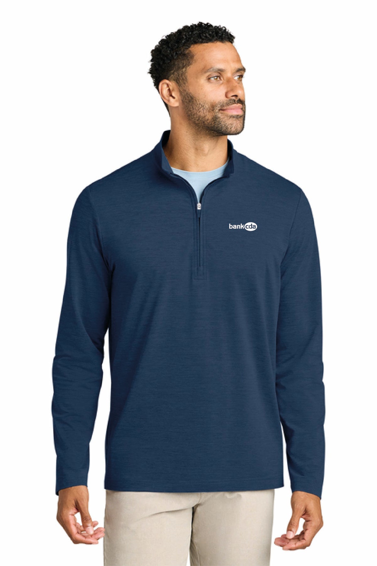 TMA42775 - TravisMathew Onward 1/4-Zip - BankCDA - Logowear Store - Embroidery - #29162