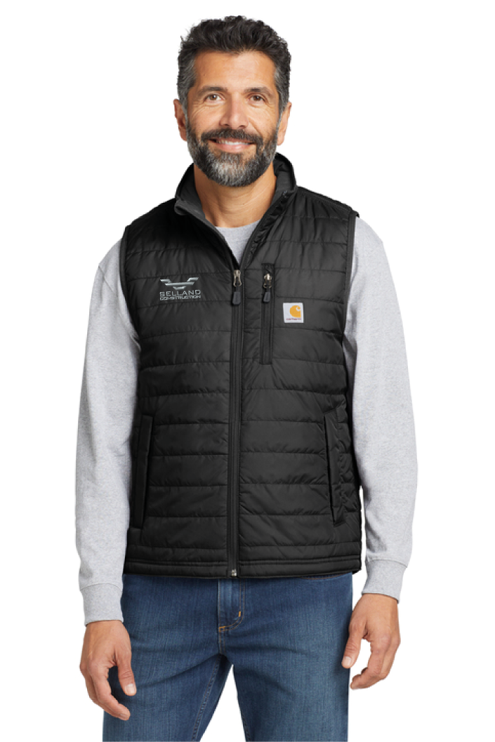 CT102286 - Carhartt Gilliam Vest - Selland Construction - Logowear Store - Embroidery - #29632