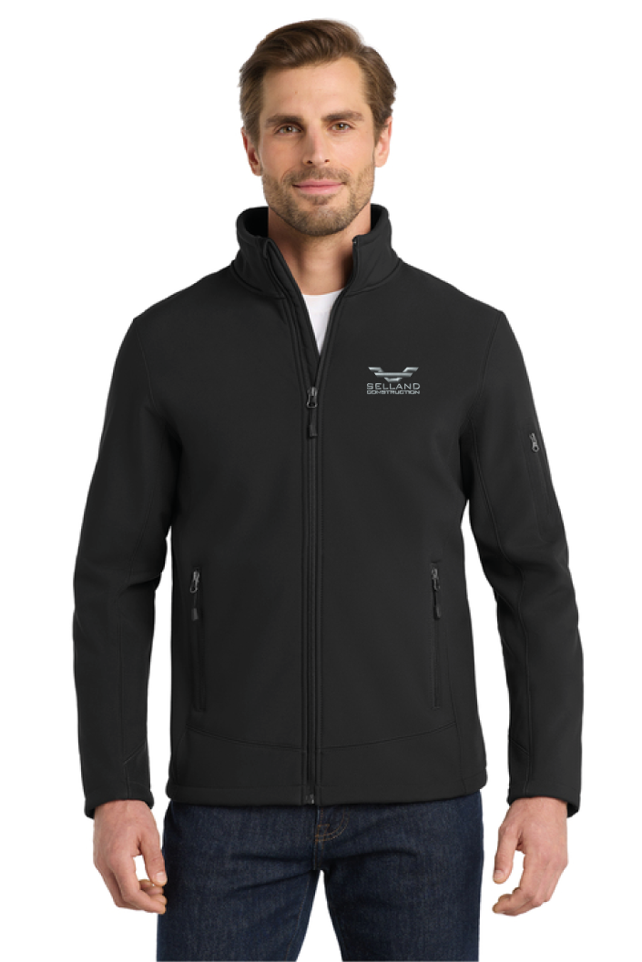 EB534 - Eddie Bauer Rugged Ripstop Soft Shell Jacket - Selland Construction - Logowear Store - Embroidery - #29632