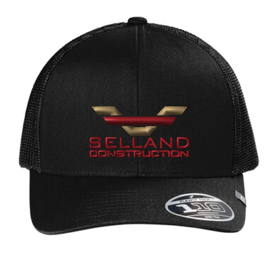 TM1MU423 - TravisMathew Cruz Trucker Cap - Selland Construction - Logowear Store - Embroidery - #29632