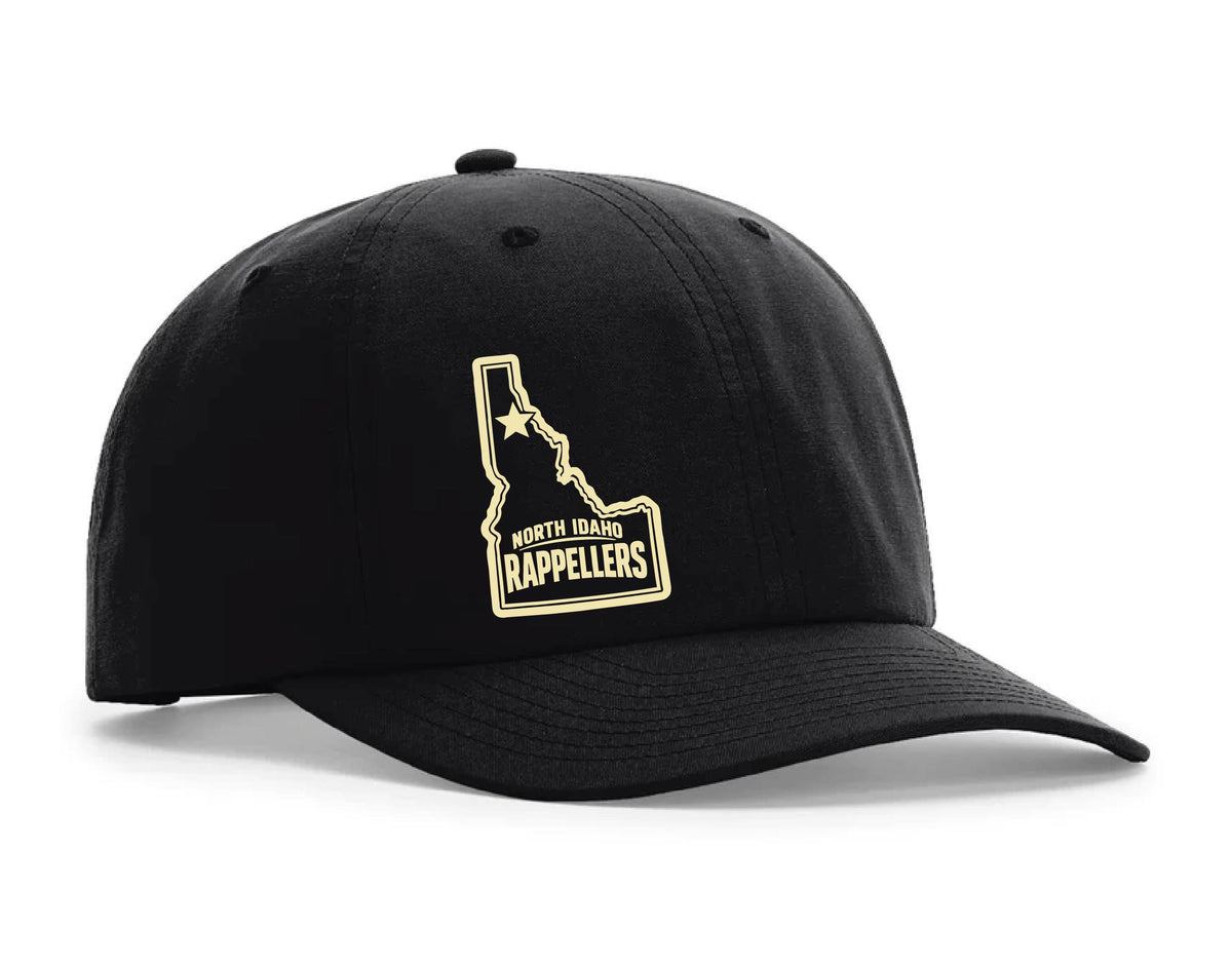 262 - Relaxed 6 Panel Snapback - North Idaho Rappel Crew - Idaho - Order Collection Store - Embroidery - #29222
