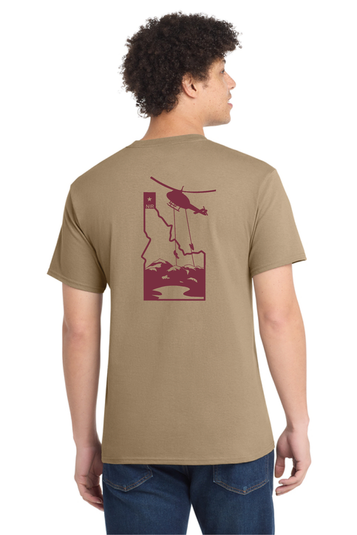 PC54 - Port & Co Core Cotton Tee - North Idaho Rappel Crew - Order Collection Store - Screen Print - #29222