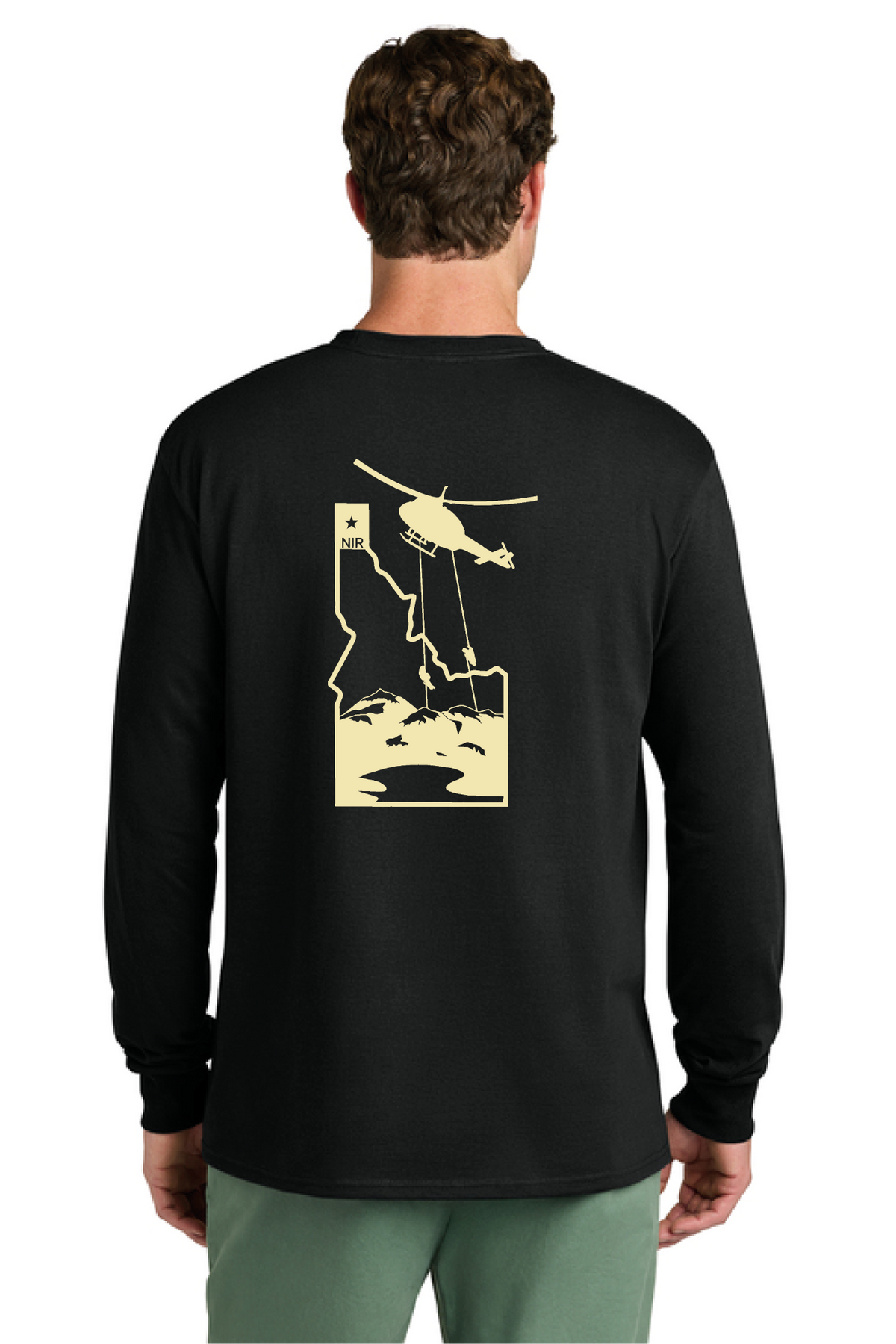 PC54LS - Port & Co Long Sleeve Core Cotton Tee - North Idaho Rappel Crew - Order Collection Store - Screen Print - #29222