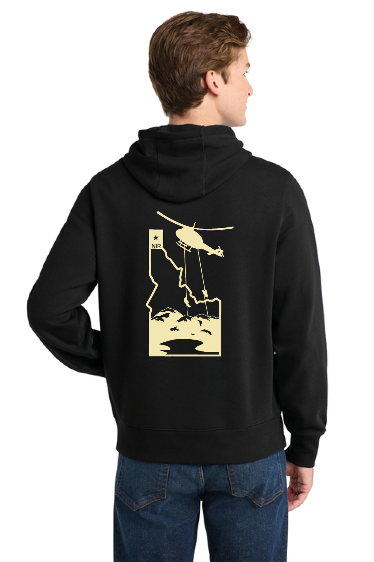 ST254 - Sport-Tek Pullover Hooded Sweatshirt - North Idaho Rappel Crew - Order Collection Store - Screen Print - #29222