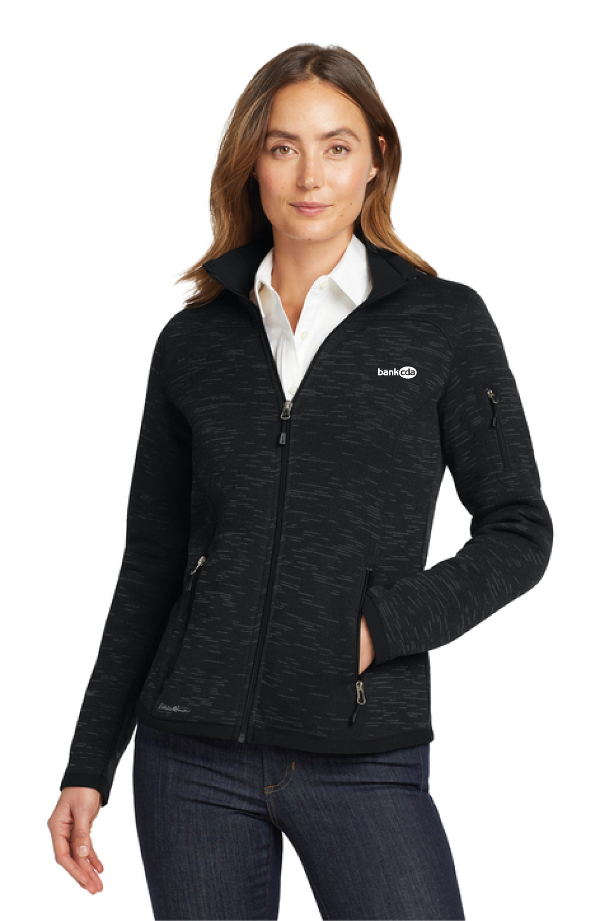 EB251 - Eddie Bauer Women's Sweater Fleece Full-Zip - BankCDA - Logowear Store - Embroidery - #29162