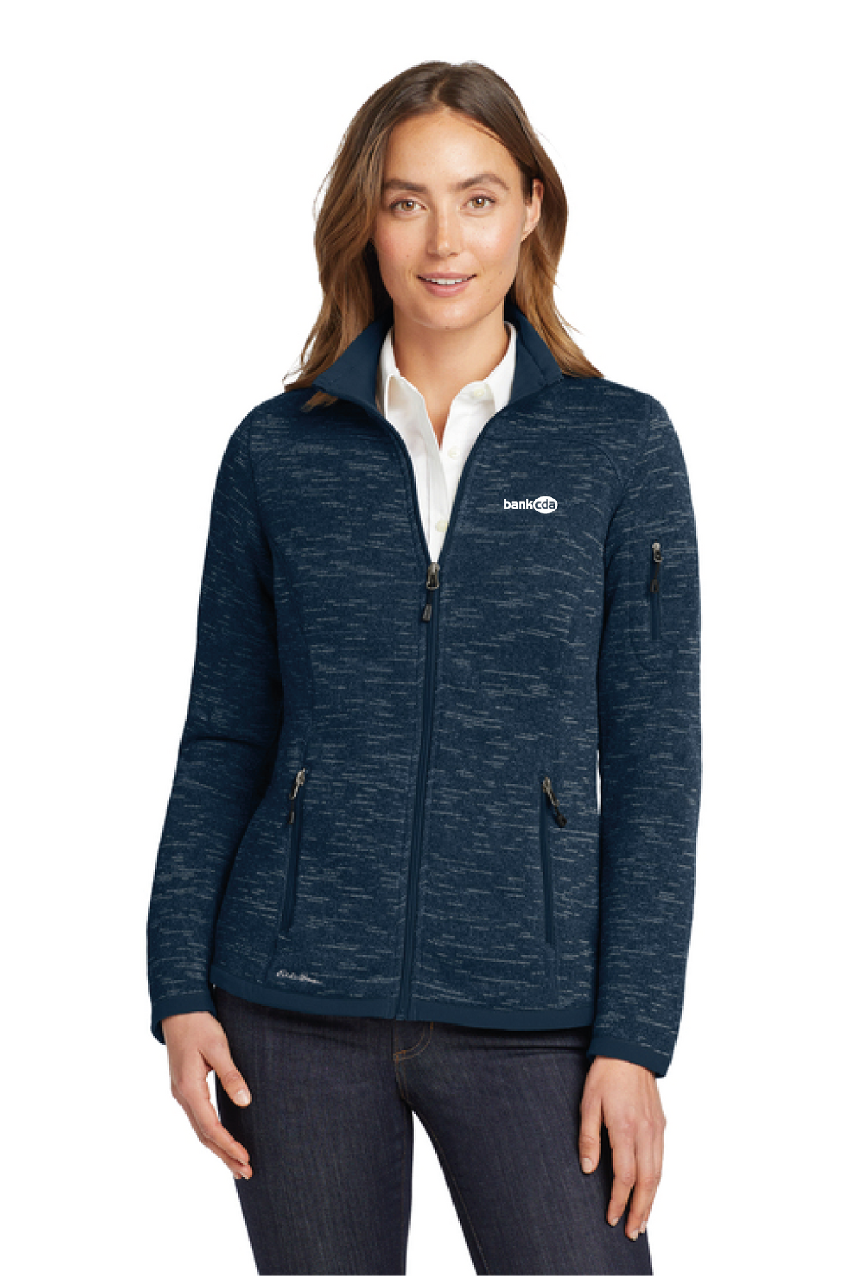EB251 - Eddie Bauer Women's Sweater Fleece Full-Zip - BankCDA - Logowear Store - Embroidery - #29162