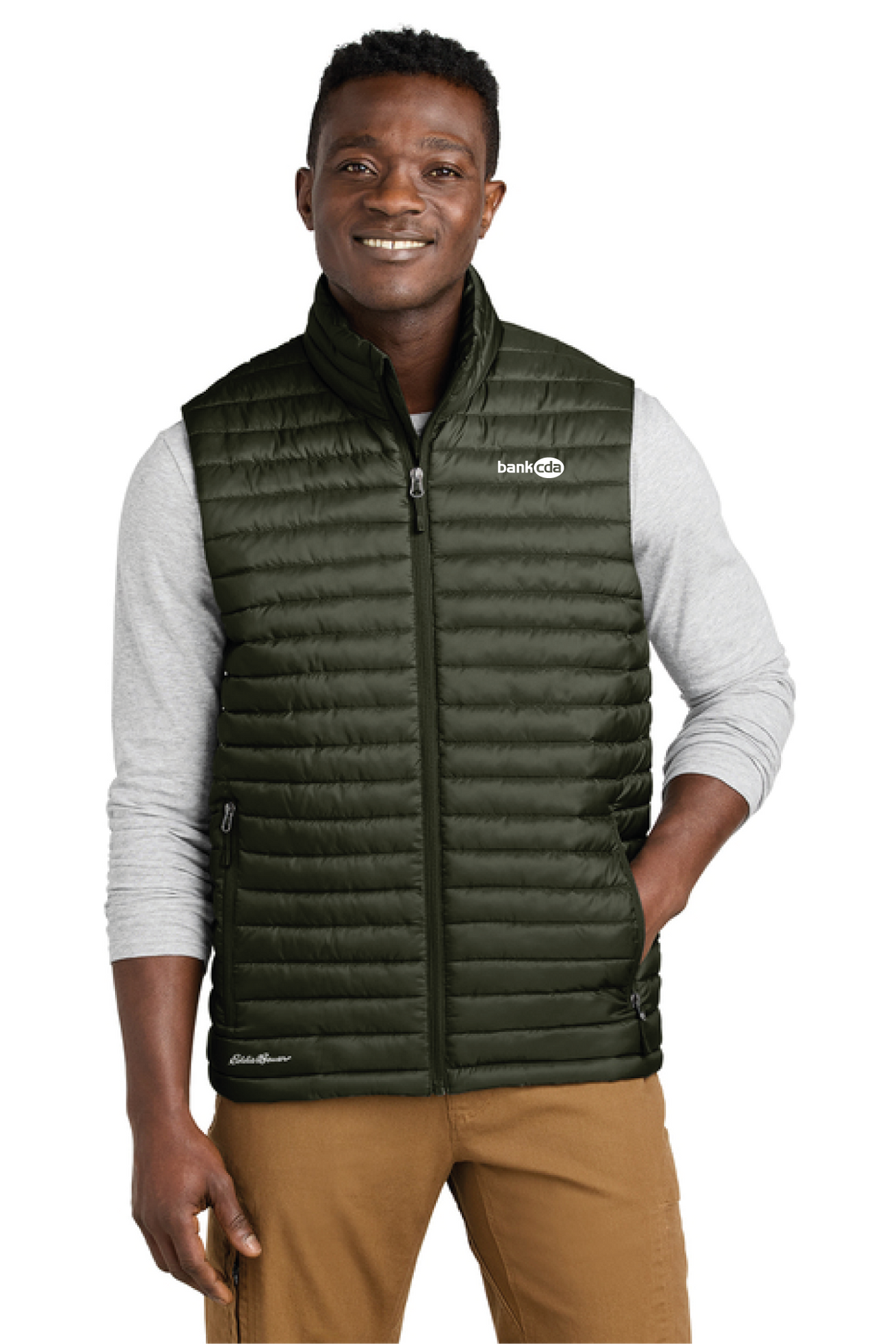 EB516 - Eddie Bauer Packable Quilted Vest - BankCDA - Logowear Store - Embroidery - #29162