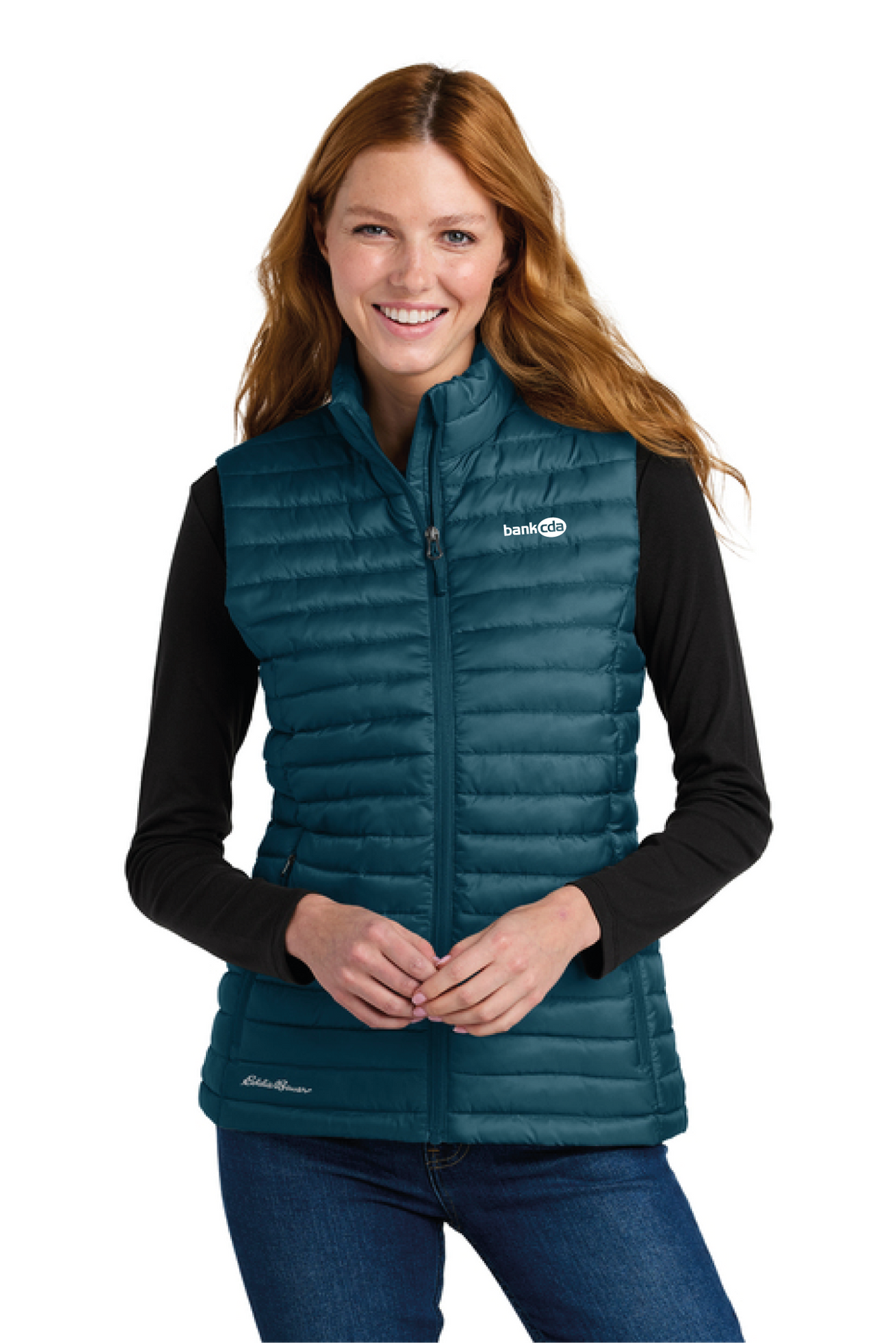 EB517 - Eddie Bauer Women's Packable Quilted Vest - BankCDA - Logowear Store - Embroidery - #29162