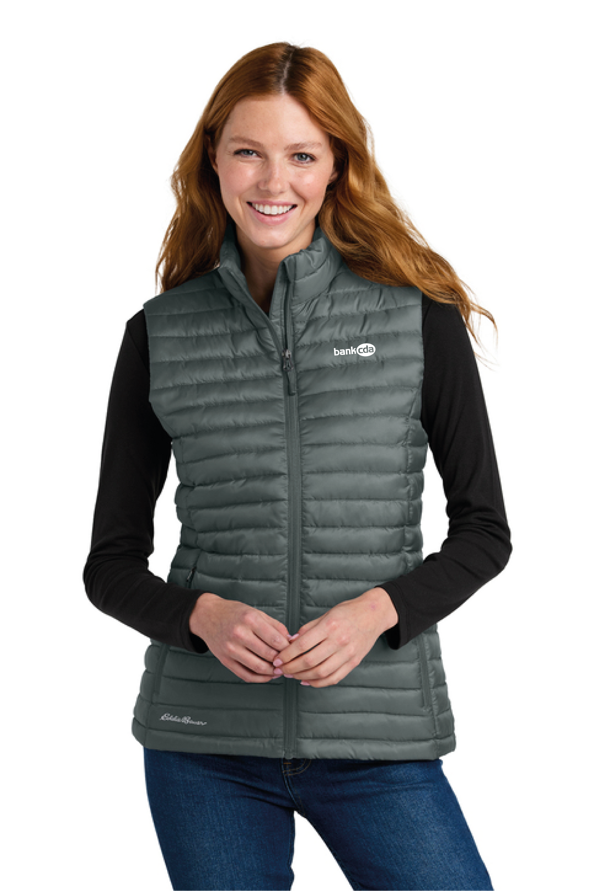 EB517 - Eddie Bauer Women's Packable Quilted Vest - BankCDA - Logowear Store - Embroidery - #29162
