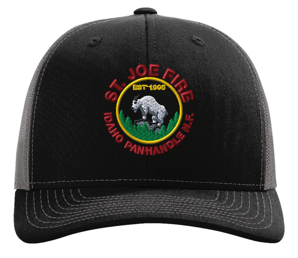 112 - Snapback Trucker Cap - St. Joe Fire - Logowear Store - Embroidery - #29319