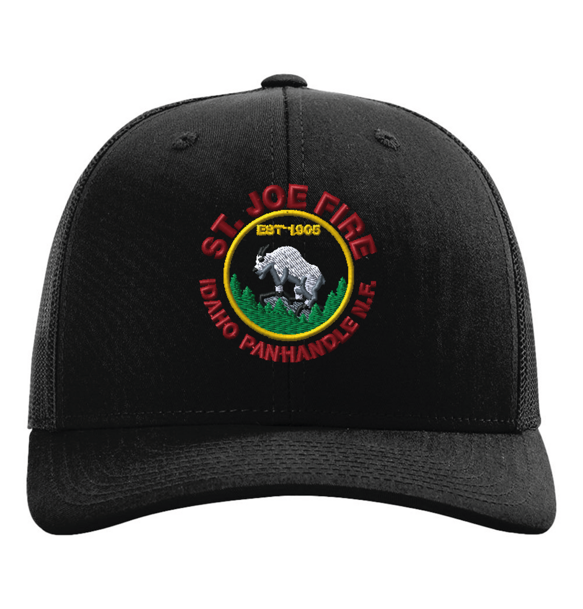 112 - Snapback Trucker Cap - St. Joe Fire - Logowear Store - Embroidery - #29319