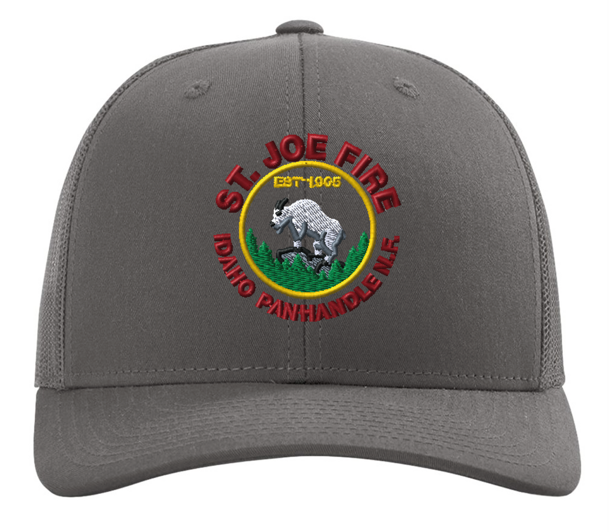 112 - Snapback Trucker Cap - St. Joe Fire - Logowear Store - Embroidery - #29319