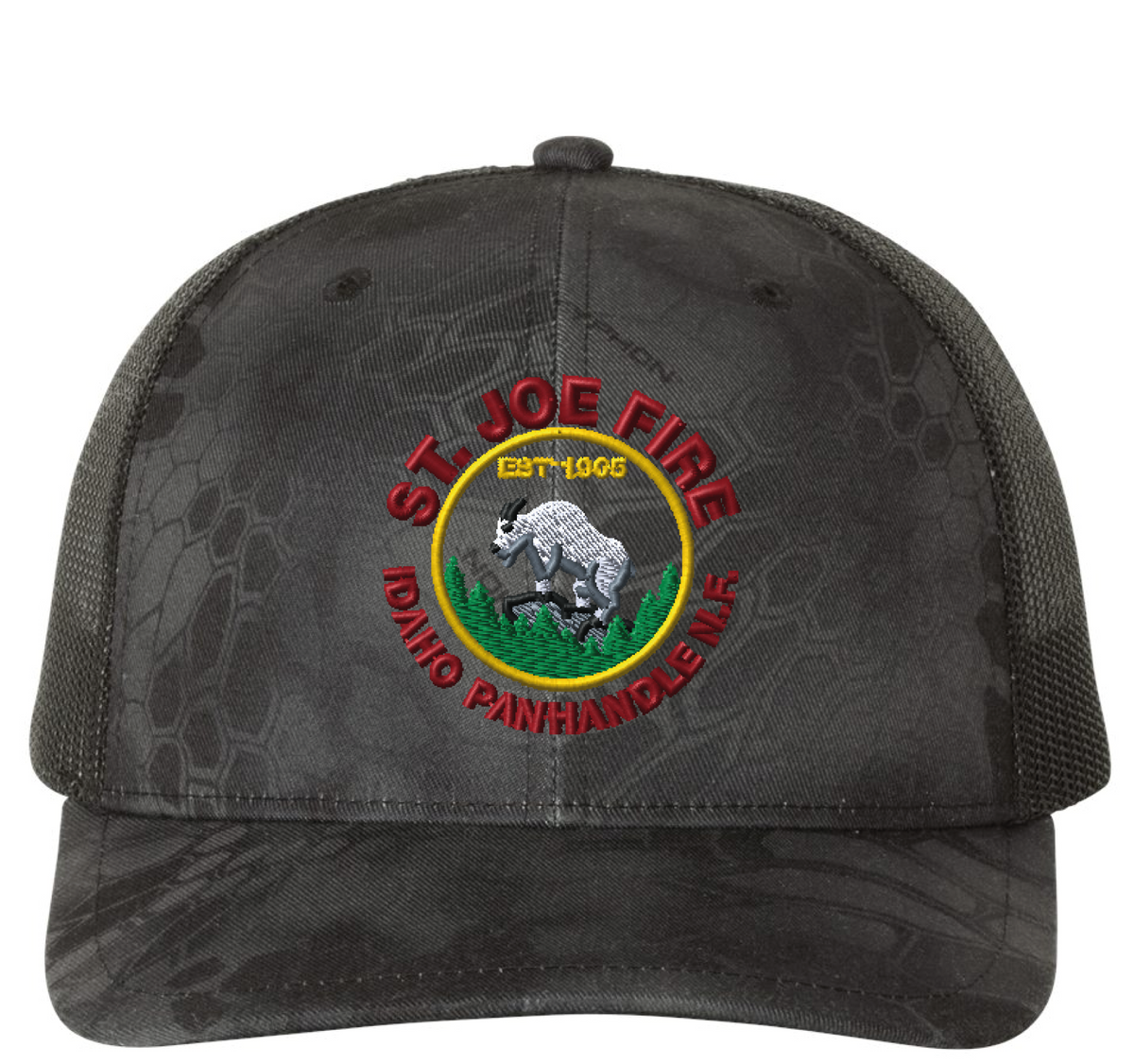 112P - Richardson Printed Trucker - St. Joe Fire - Logowear Store - Embroidery - #29319