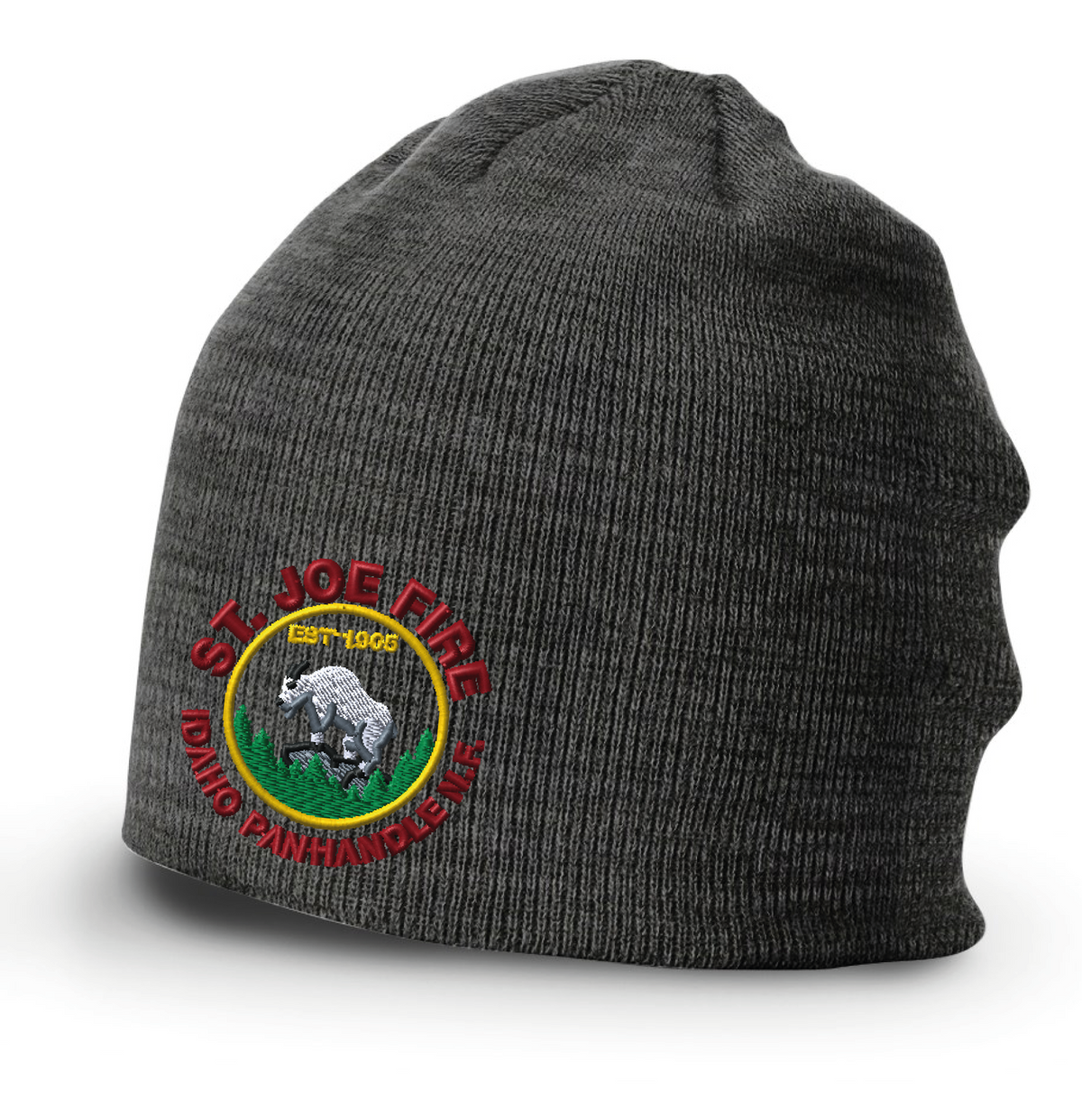130 - Marled Beanie - St. Joe Fire - Logowear Store - Embroidery - #29319