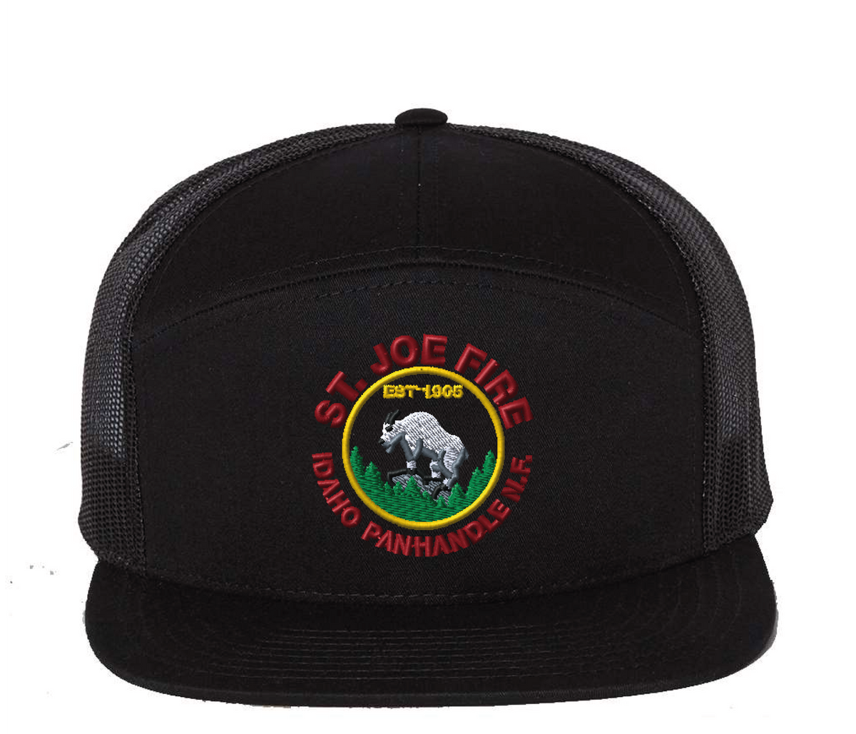 168 - Richardson - Seven-Panel Trucker Cap - St. Joe Fire - Logowear Store - Embroidery - #29319