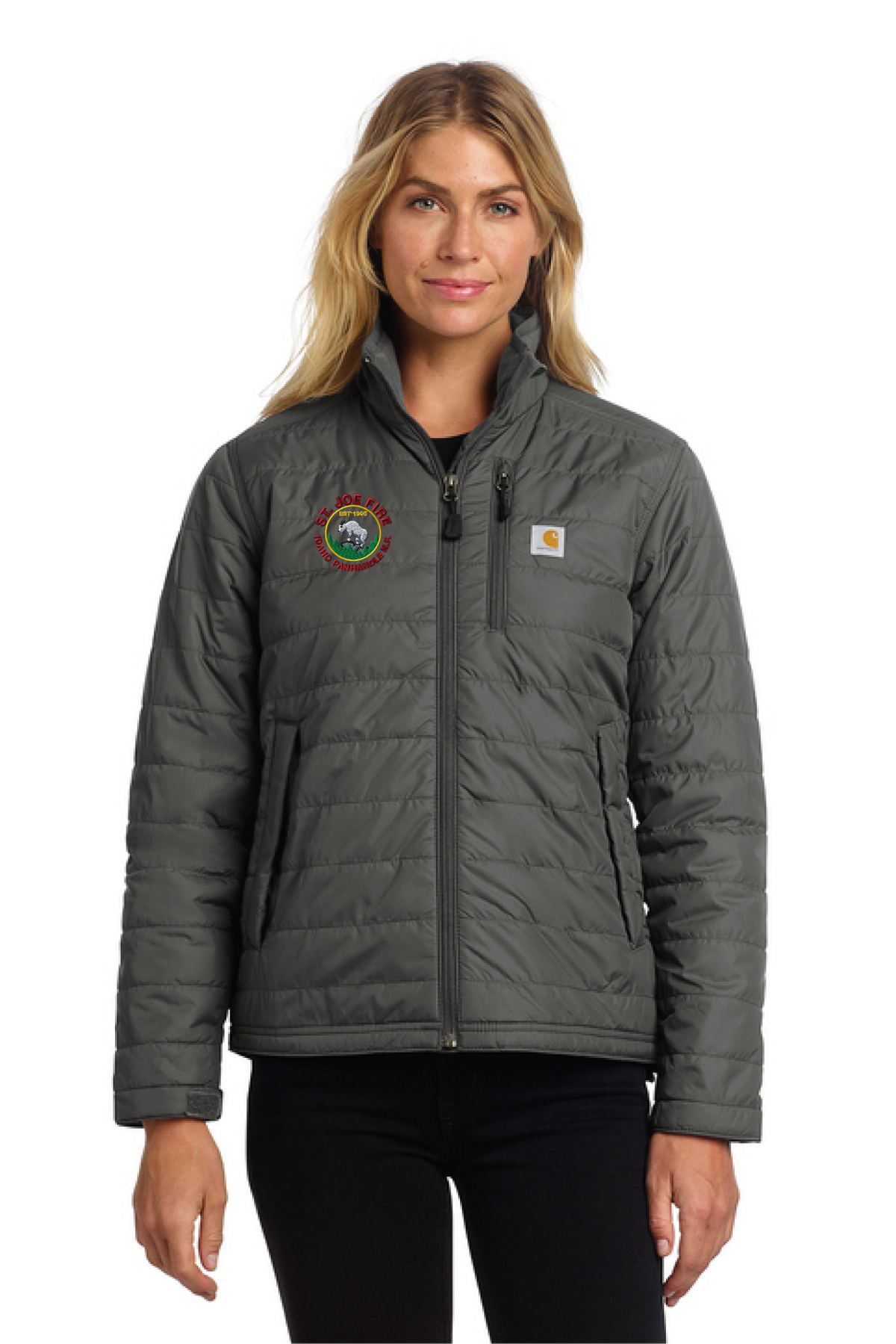 CT104314 - Carhartt Women's Gilliam Jacket - St. Joe Fire - Logowear Store - Embroidery - #29319