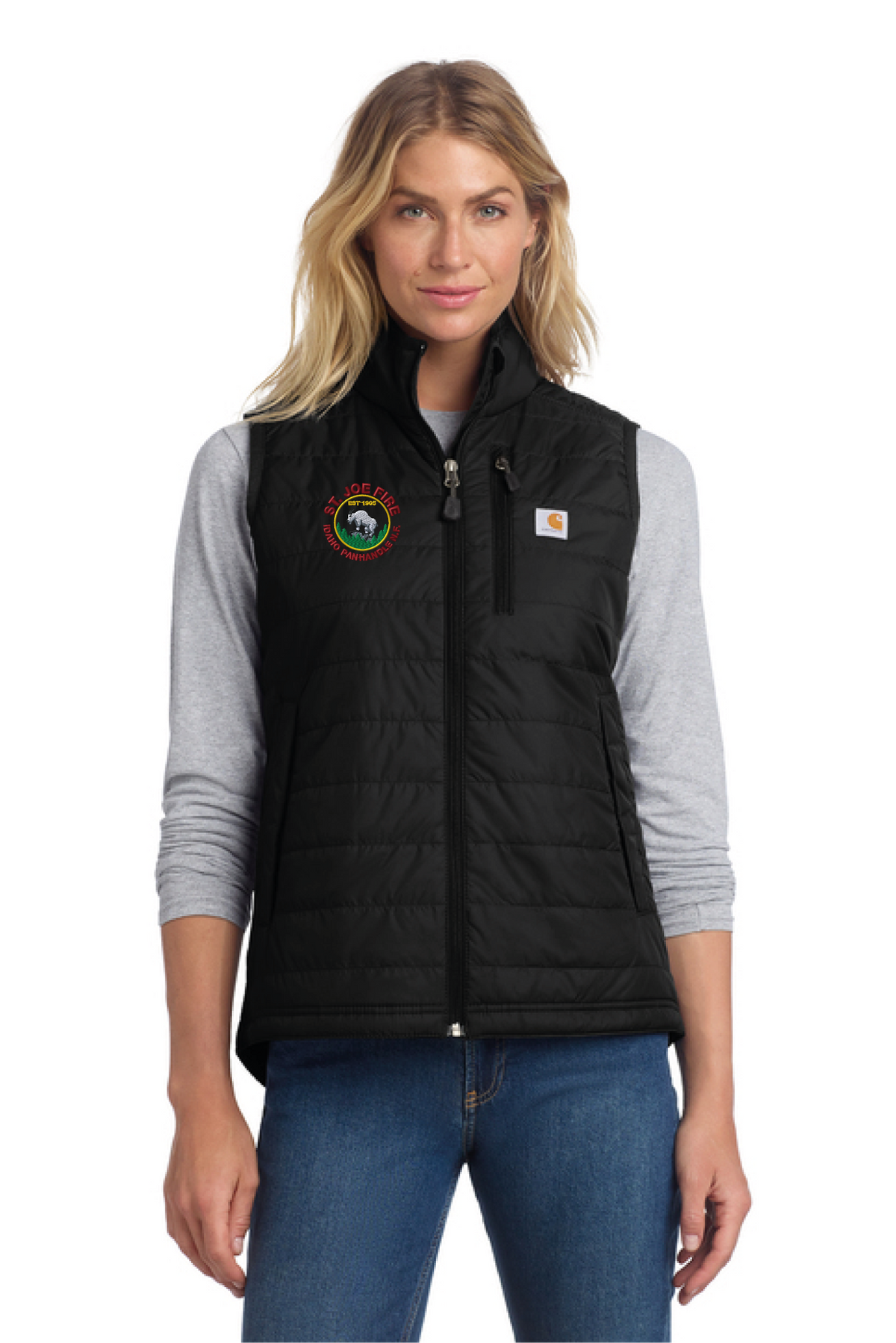 CT104315 - Carhartt Women's Gilliam Vest - St. Joe Fire - Logowear Store - Embroidery - #29319