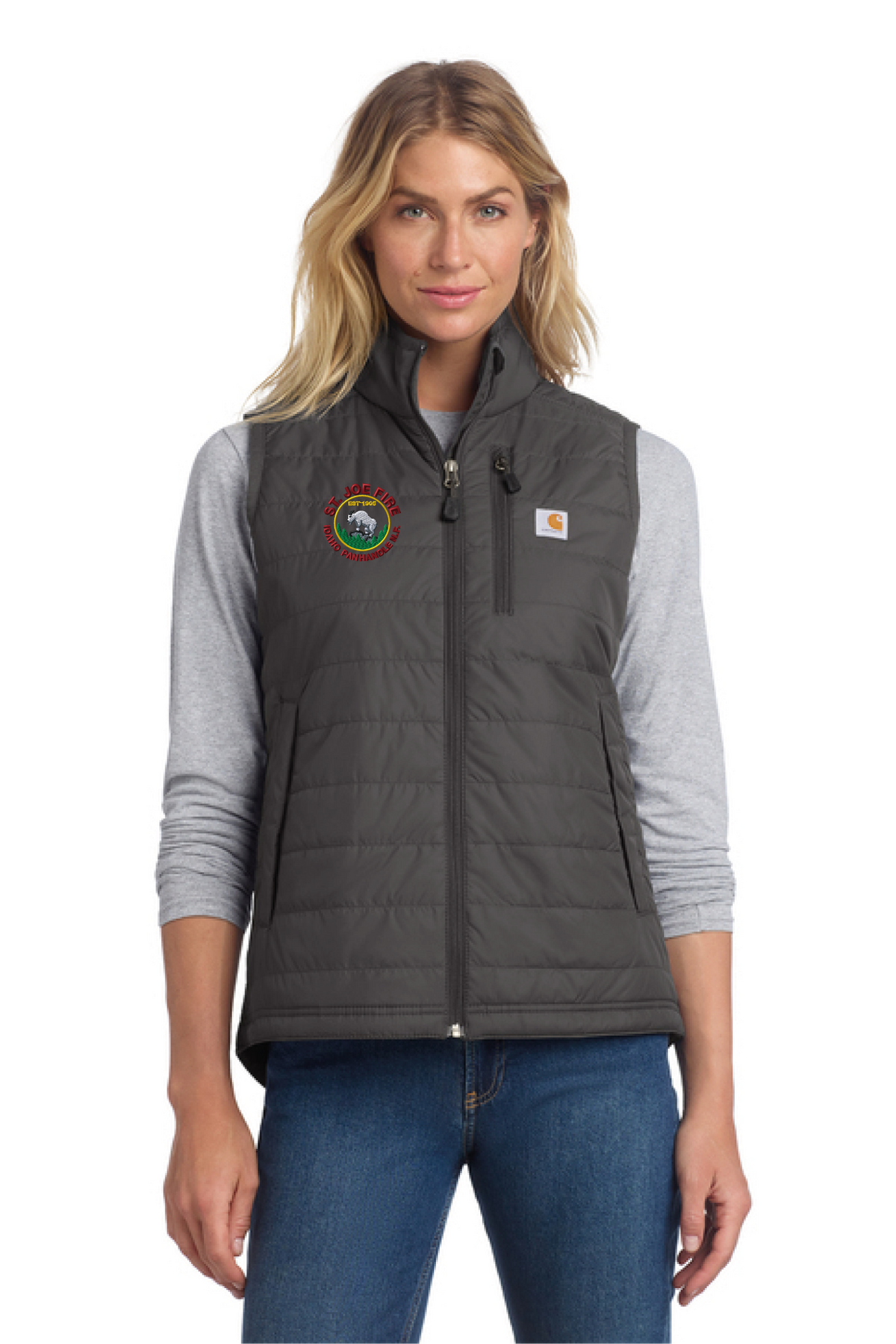 CT104315 - Carhartt Women's Gilliam Vest - St. Joe Fire - Logowear Store - Embroidery - #29319