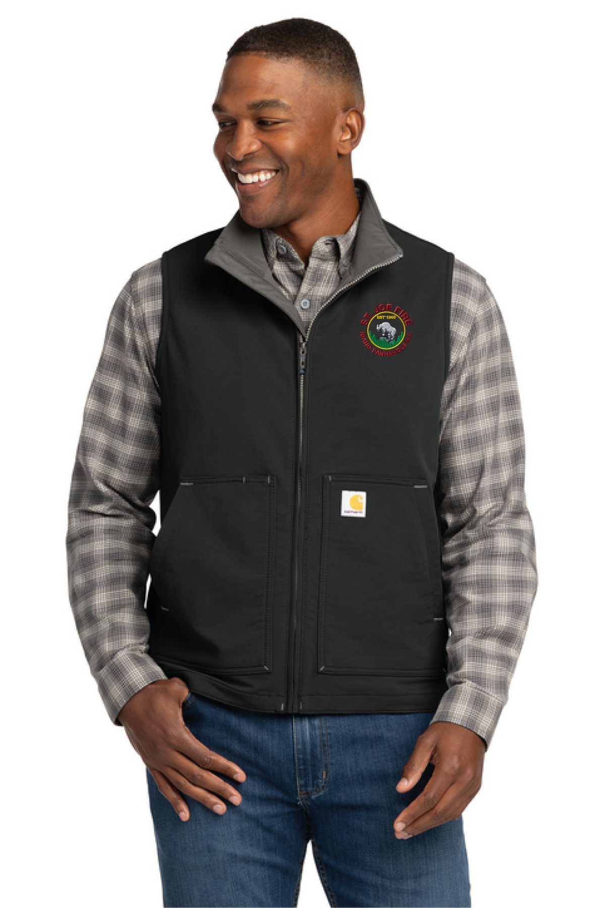 CT105535 - Carhartt Super Dux Soft Shell Vest - St. Joe Fire - Logowear Store - Embroidery - #29319