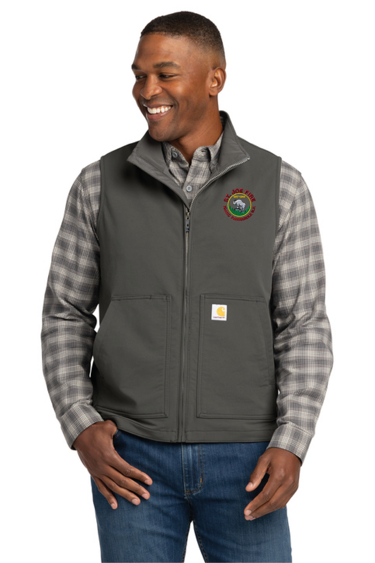 CT105535 - Carhartt Super Dux Soft Shell Vest - St. Joe Fire - Logowear Store - Embroidery - #29319