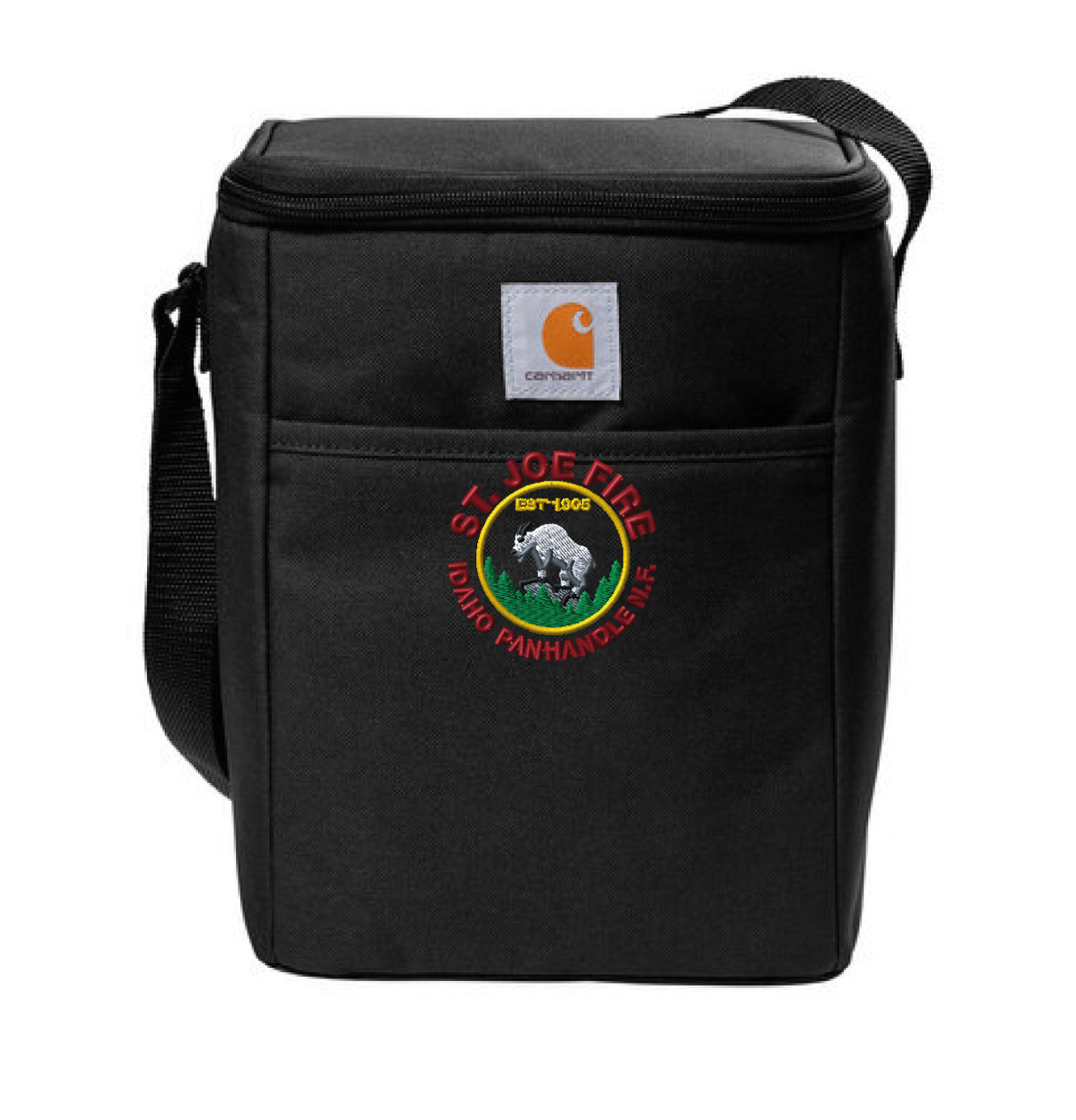 CT89032822 - Carhartt Vertical 12-Can Cooler - St. Joe Fire - Logowear Store - Embroidery - #29319