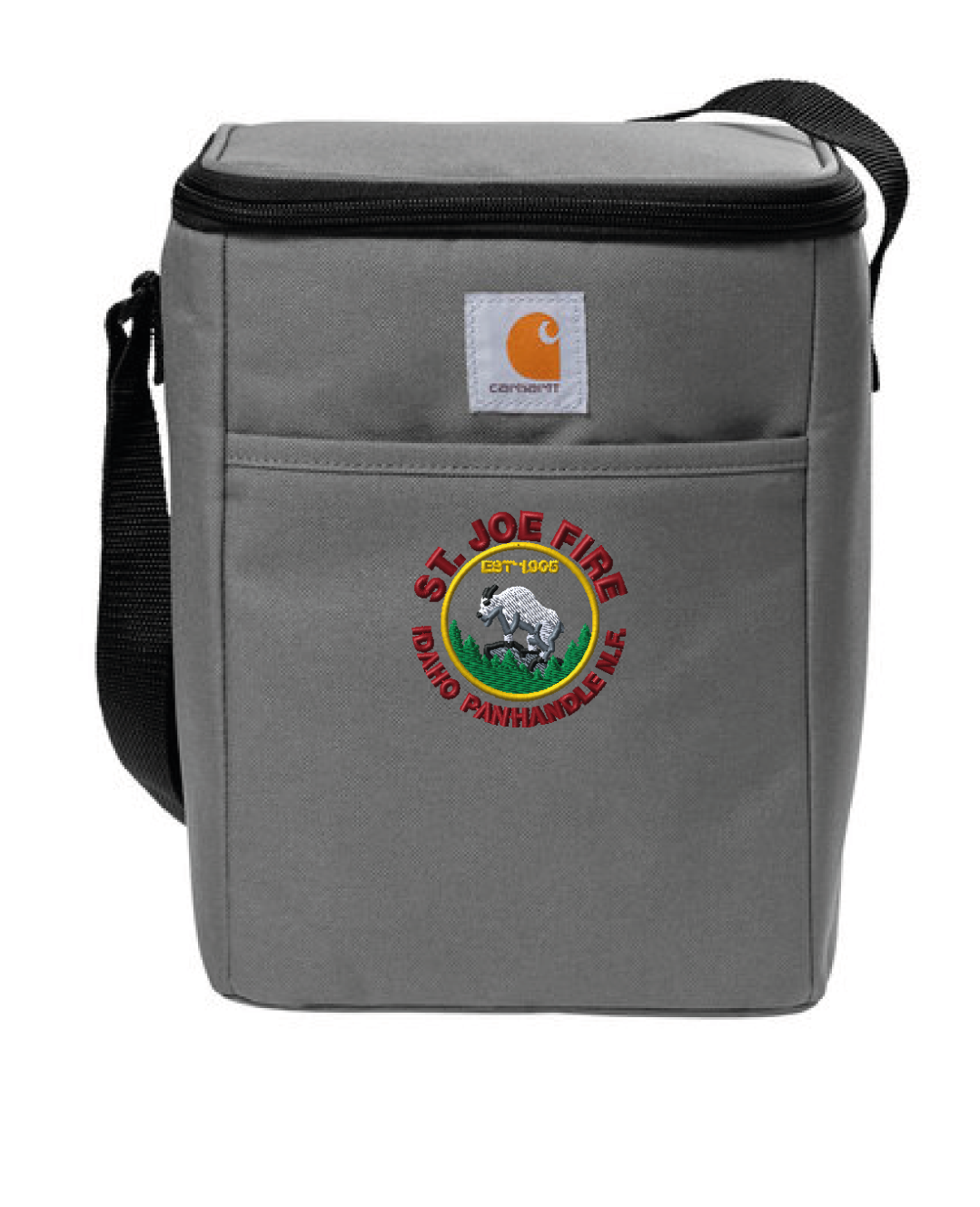 CT89032822 - Carhartt Vertical 12-Can Cooler - St. Joe Fire - Logowear Store - Embroidery - #29319