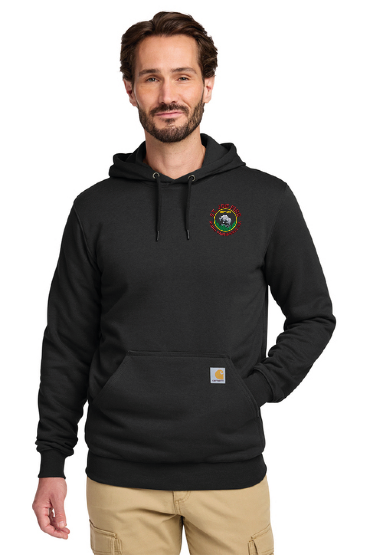 CTK121 - Carhartt Midweight Hooded Sweatshirt - St. Joe Fire - Logowear Store - Embroidery - #29319