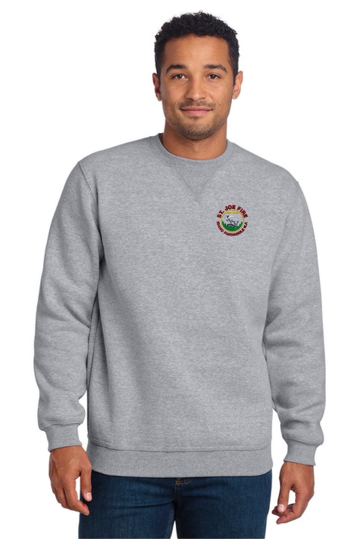 CTK124 - Carhartt Midweight Crewneck Sweatshirt - St. Joe Fire - Logowear Store - Embroidery - #29319
