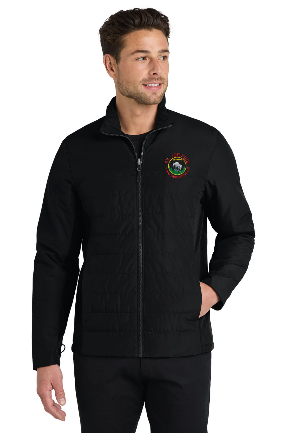 J902 - Port Authority Collective Insulated Jacket - St. Joe Fire - logowear Store - Embroidery - #29319