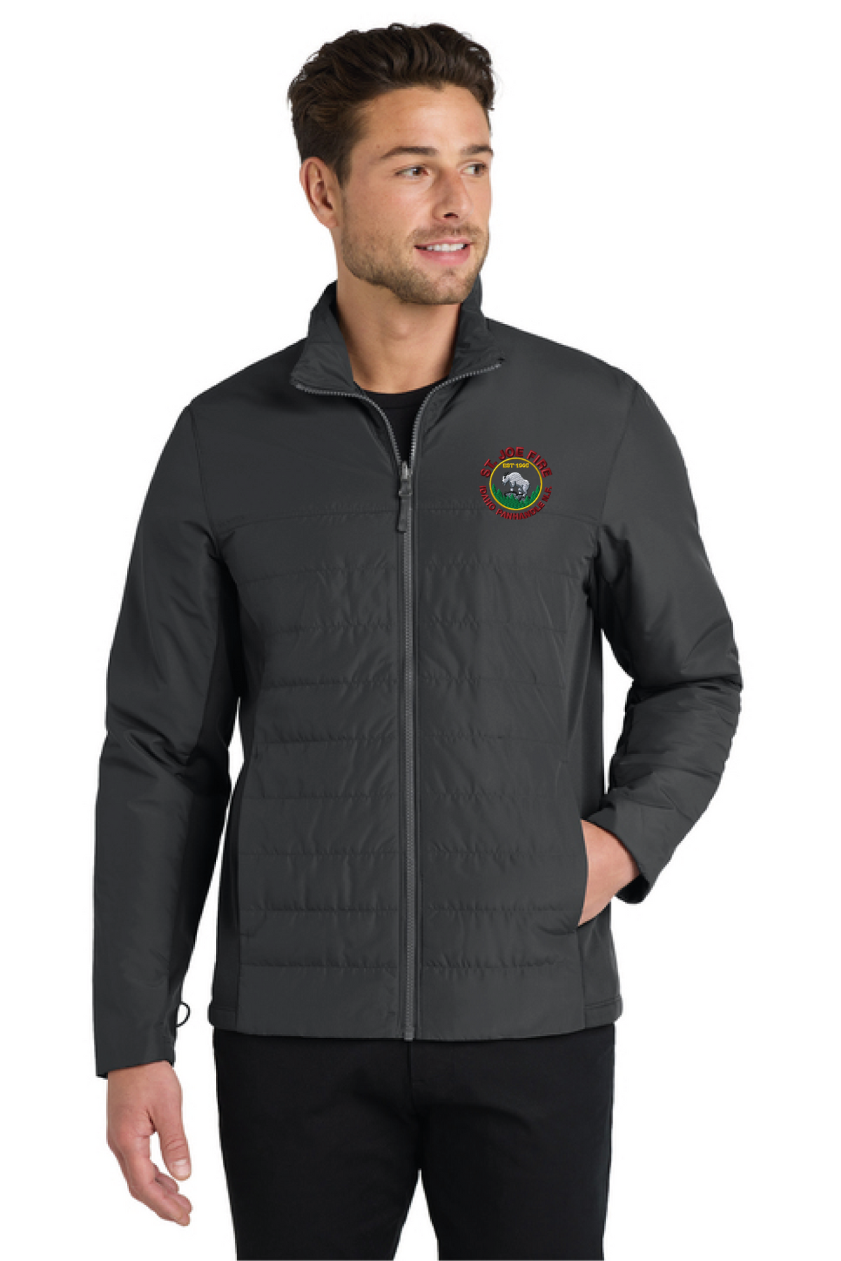 J902 - Port Authority Collective Insulated Jacket - St. Joe Fire - logowear Store - Embroidery - #29319