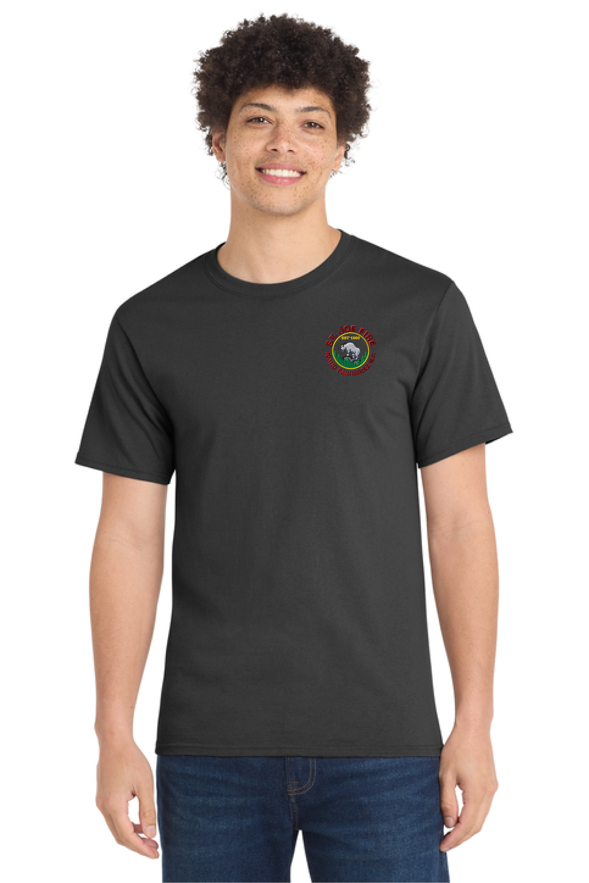 PC61 - Port & Company - Essential Tee - St. Joe Fire - Logowear Store - Embroidery - #29319