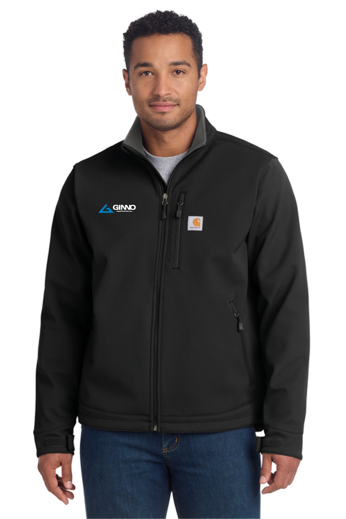 CT102199 - Carhartt Crowley Soft Shell Jacket - Ginno Construction - Company Store - Embroidery - #29362
