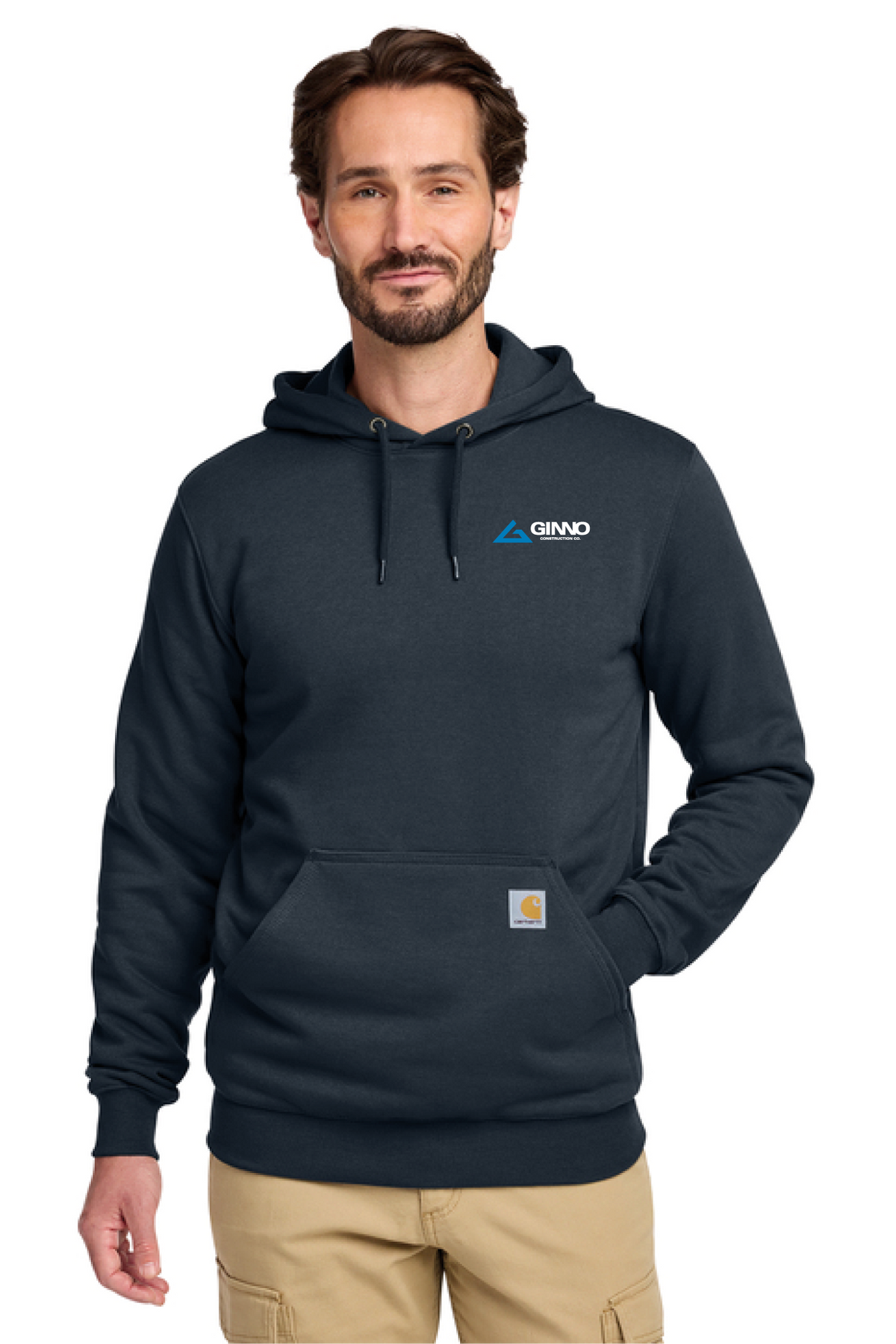 CTK121 - Carhartt Midweight Hooded Sweatshirt - Ginno Construction - Company Store - Embroidery - #29362